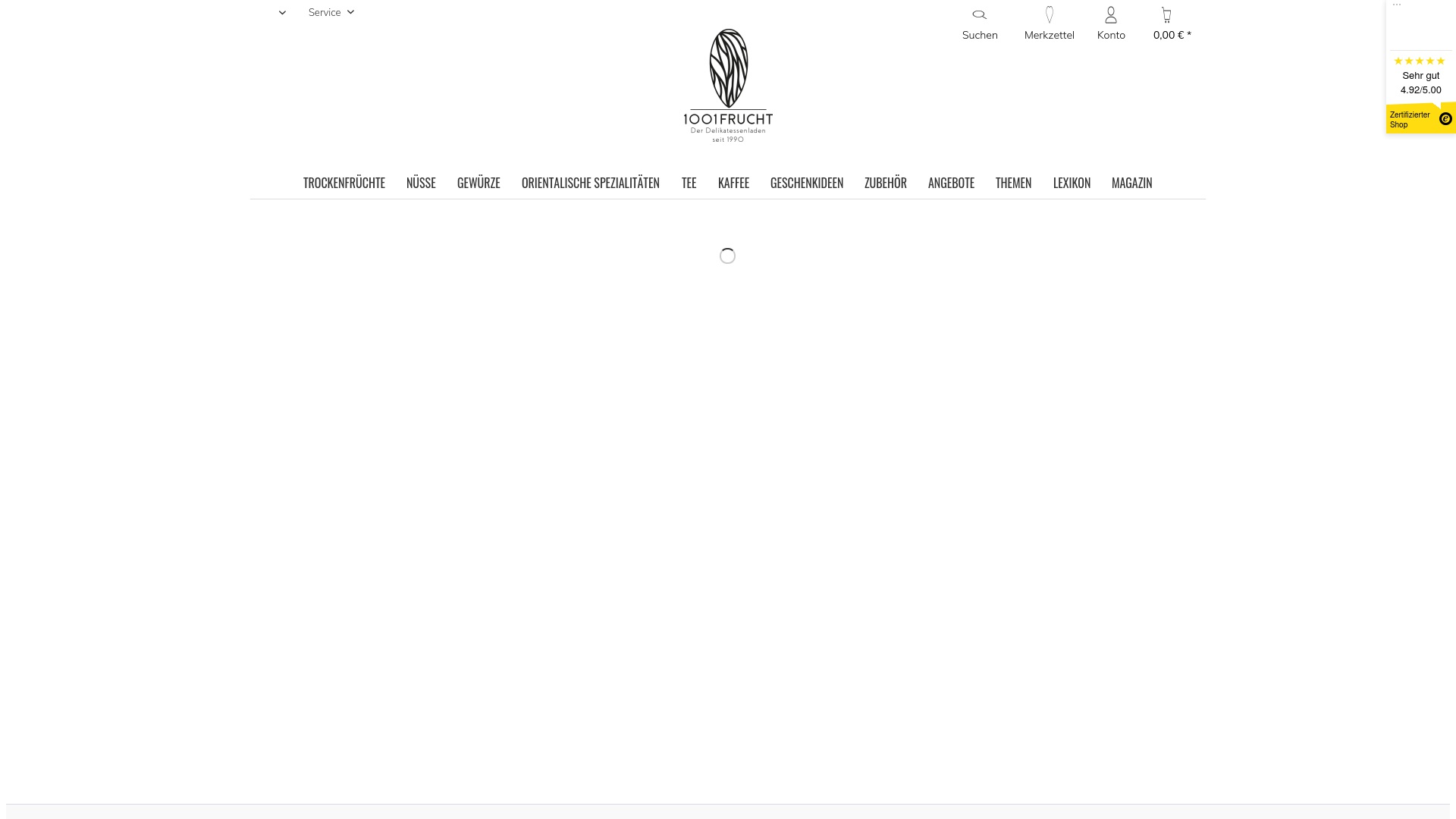 Geld zurück bei 1001frucht: Jetzt im Februar 2026 Cashback für 1001frucht sichern