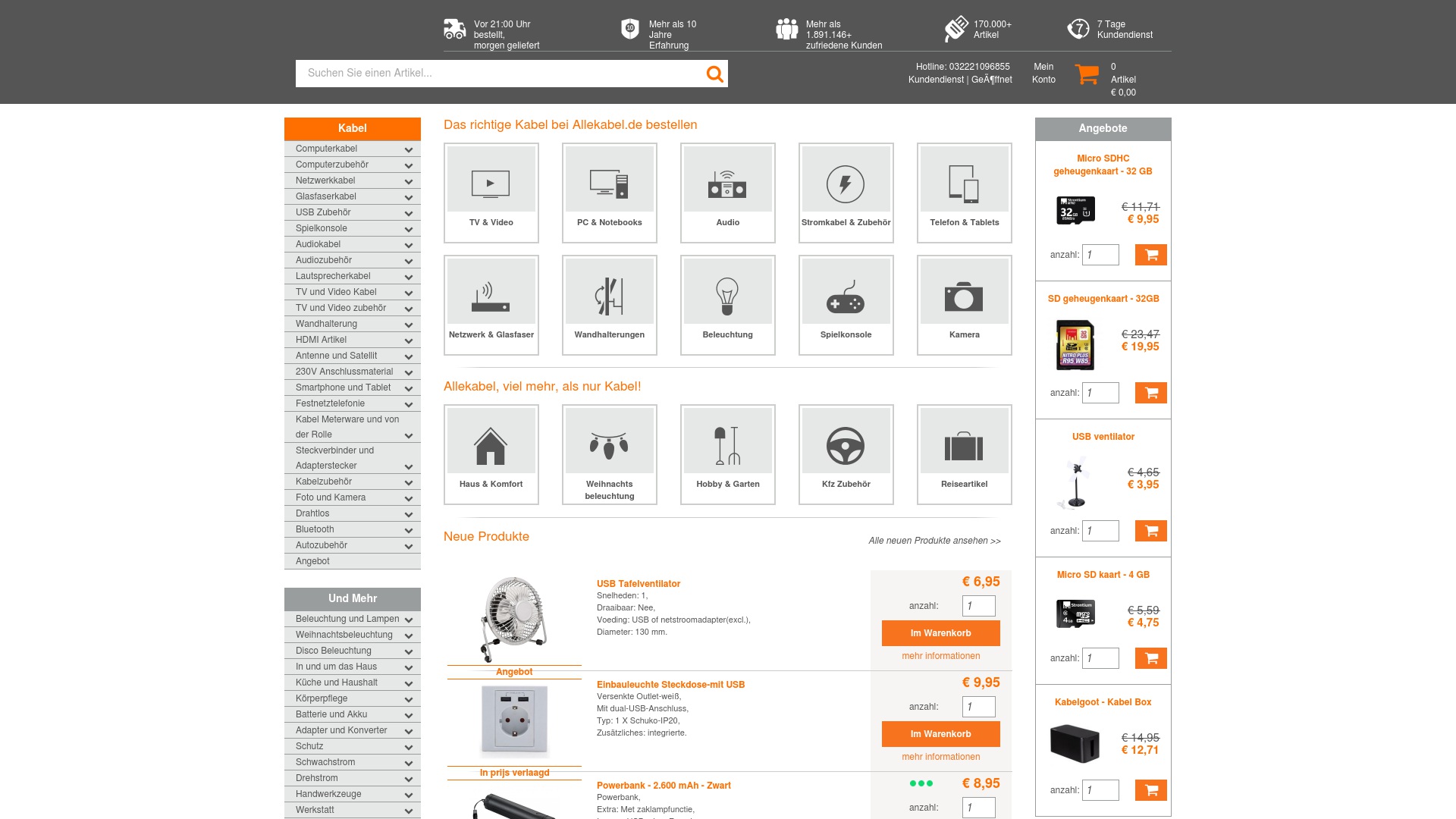 Geld zurück bei Allekabel: Jetzt im Februar 2026 Cashback für Allekabel sichern