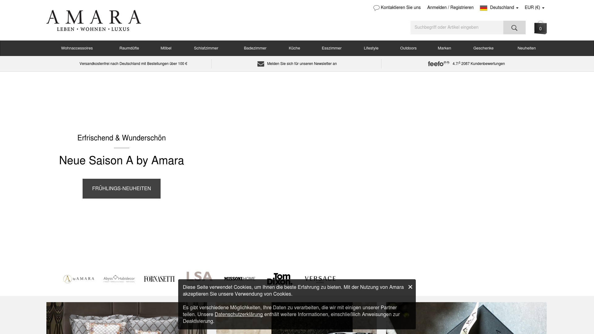 Geld zurück bei Amara: Jetzt im April 2024 Cashback für Amara sichern