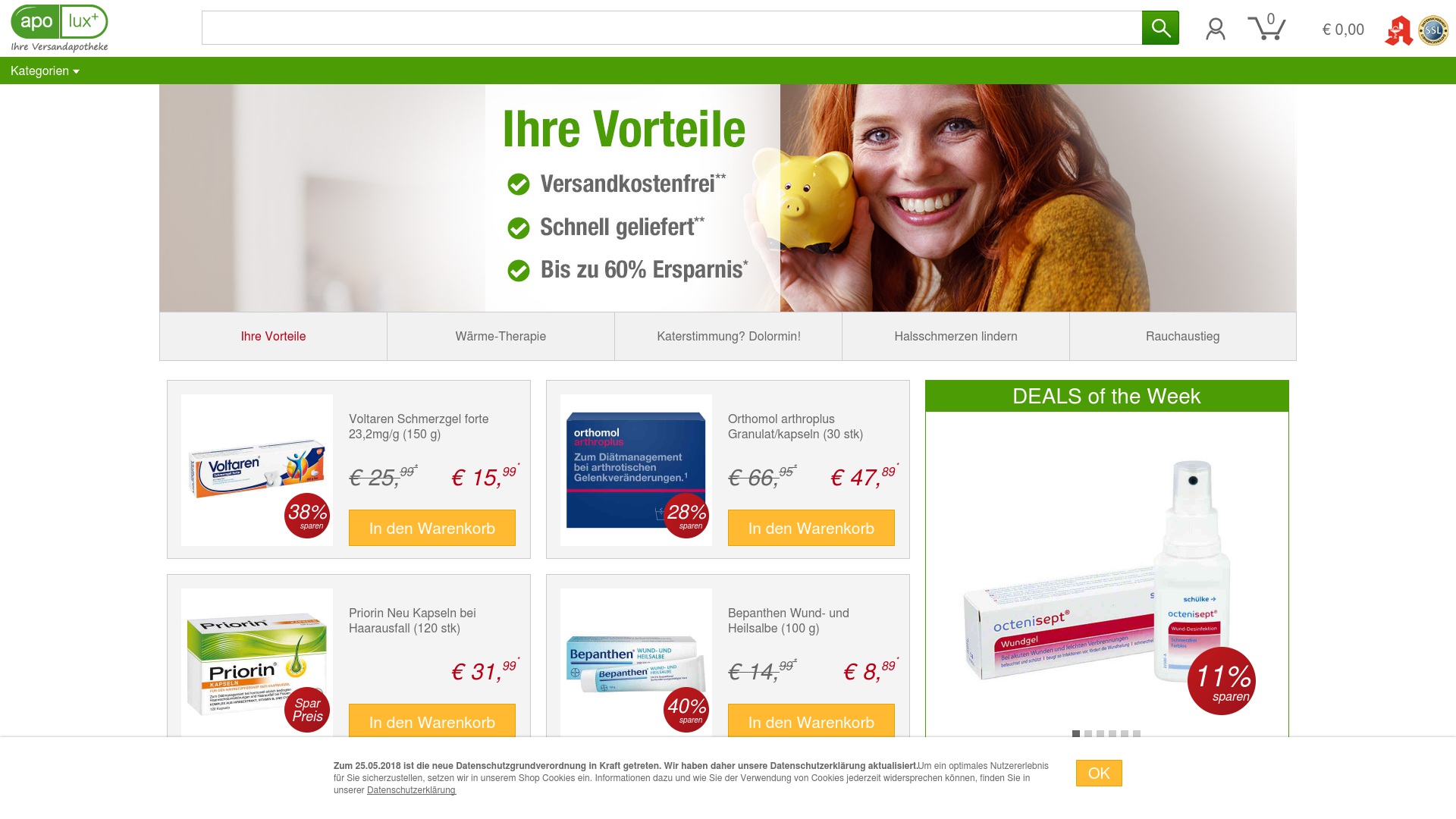 Geld zurück bei Apolux: Jetzt im Oktober 2026 Cashback für Apolux sichern