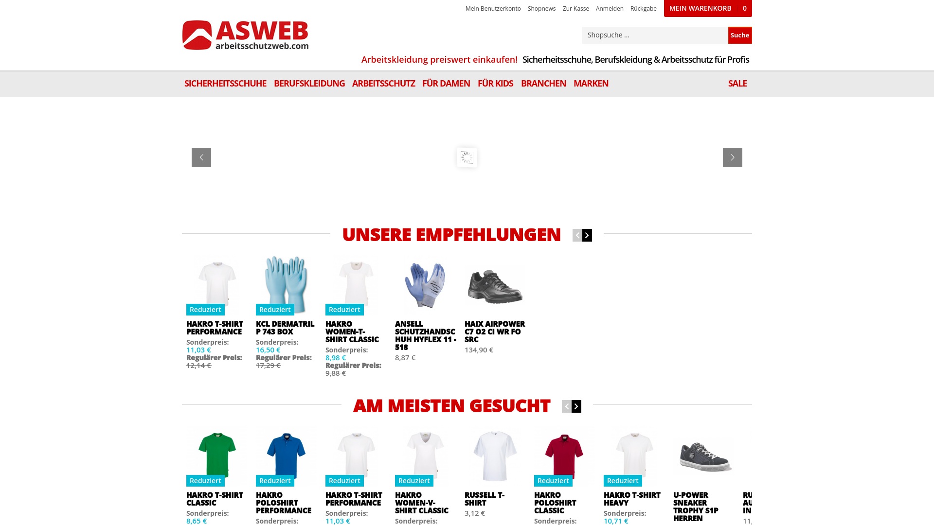 Geld zurück bei Arbeitsschutzweb: Jetzt im Juli 2026 Cashback für Arbeitsschutzweb sichern