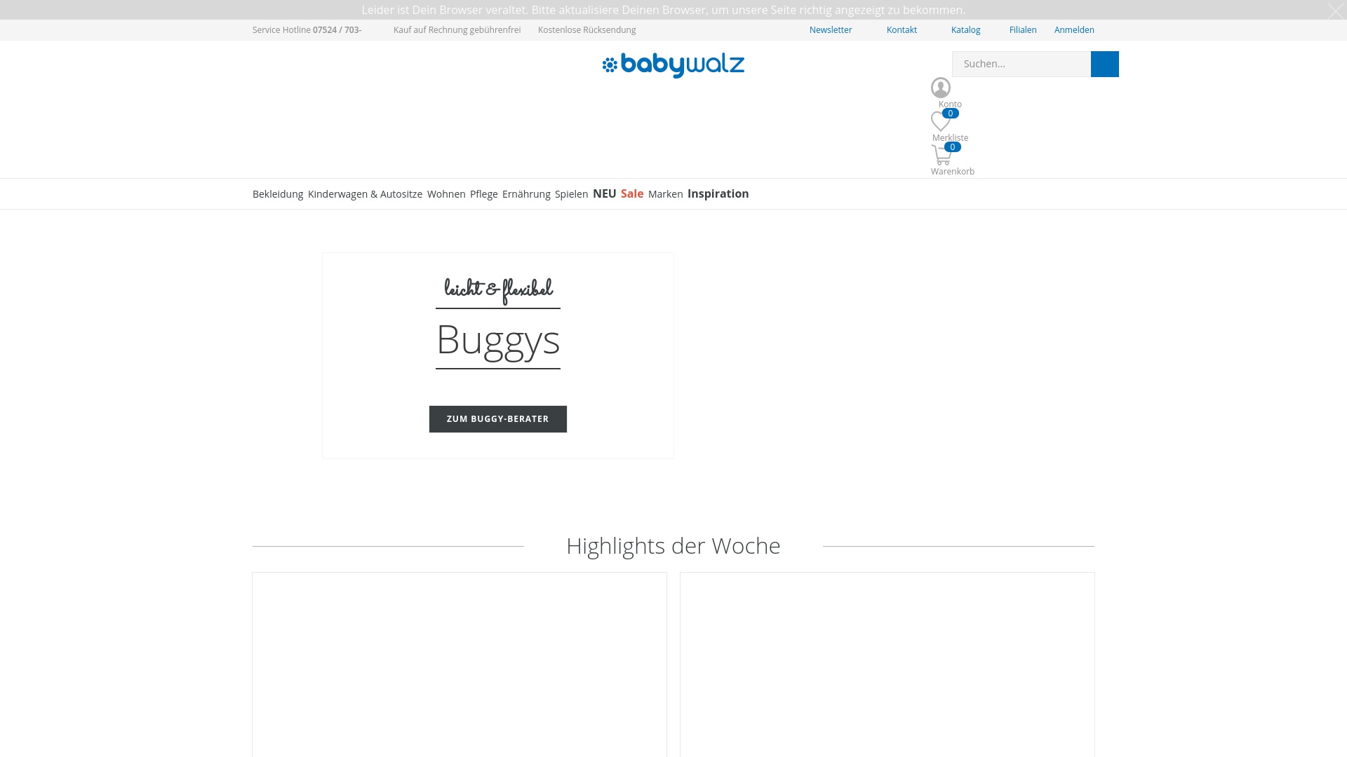 Geld zurück bei Baby-walz: Jetzt im Oktober 2025 Cashback für Baby-walz sichern
