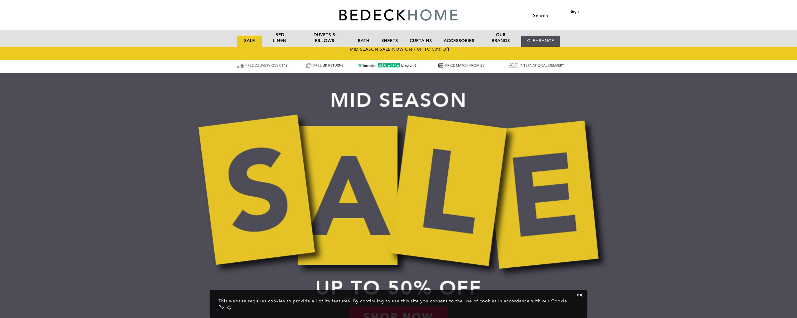 Geld zurück bei Bedeckhome: Jetzt im Oktober 2025 Cashback für Bedeckhome sichern