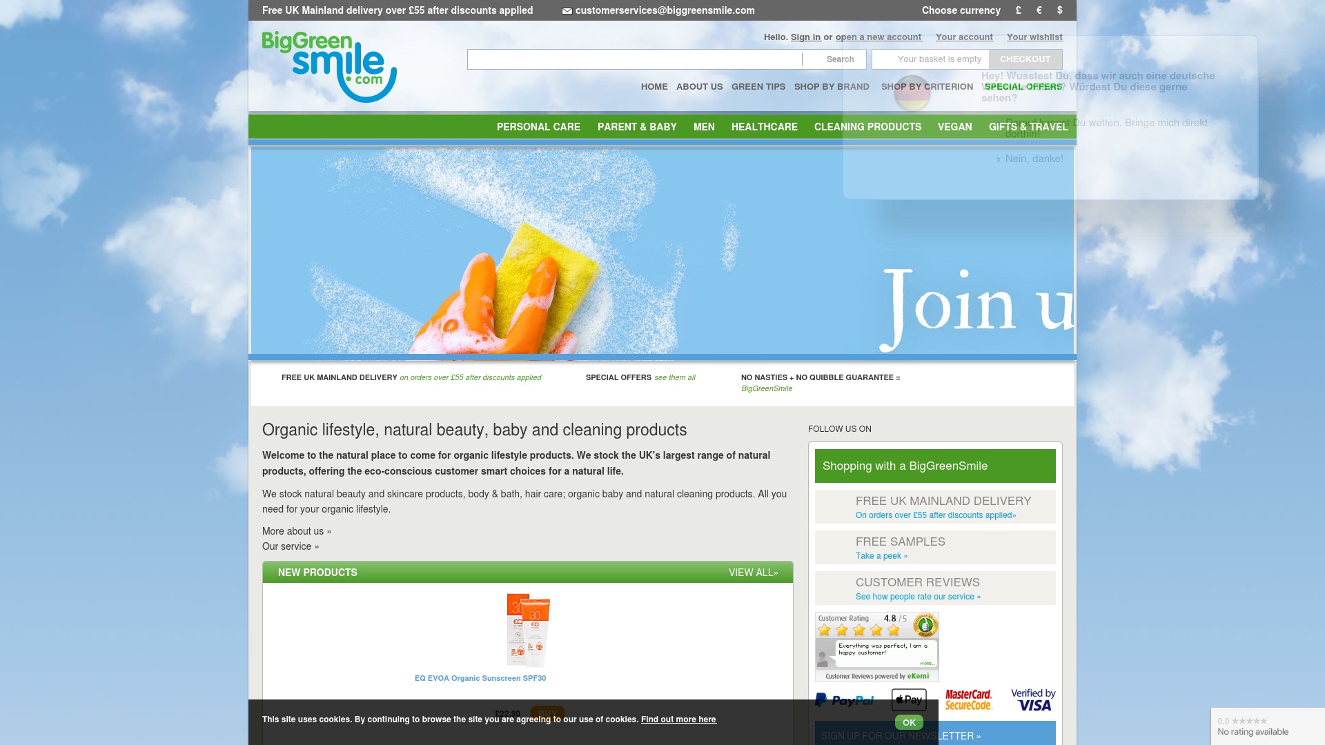 Geld zurück bei Biggreensmile: Jetzt im Dezember 2025 Cashback für Biggreensmile sichern