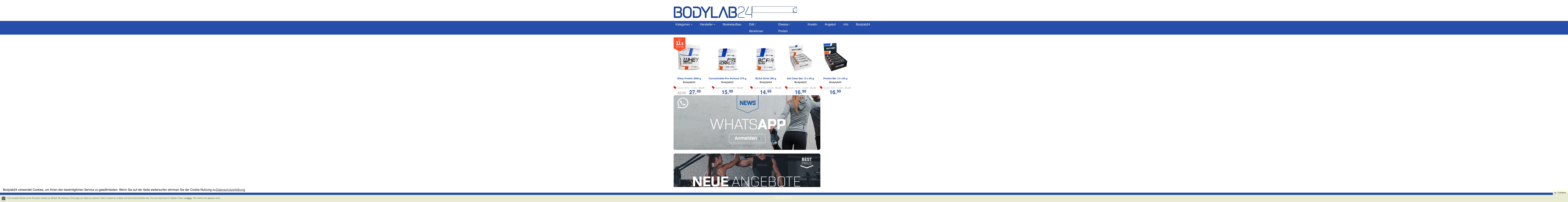Geld zurück bei Bodylab24: Jetzt im April 2024 Cashback für Bodylab24 sichern