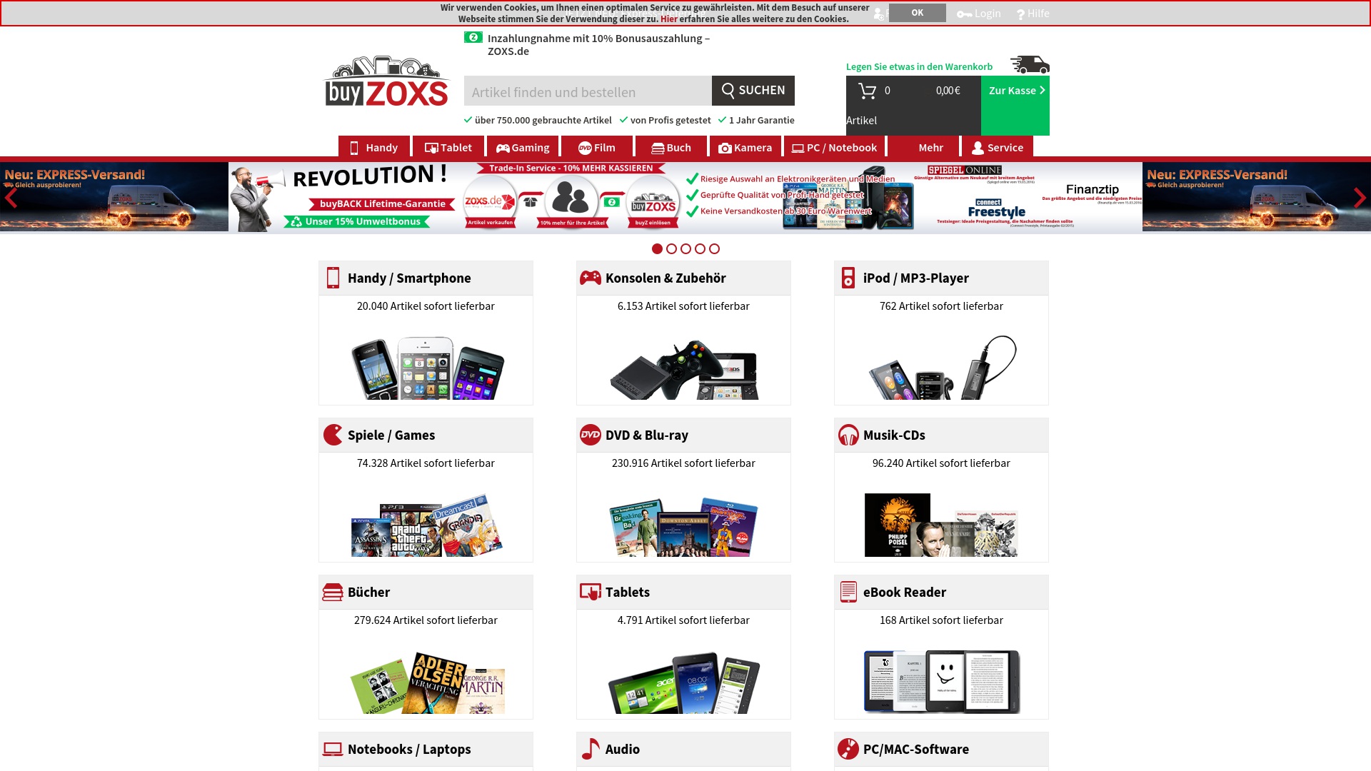 Geld zurück bei Buyzoxs: Jetzt im März 2026 Cashback für Buyzoxs sichern