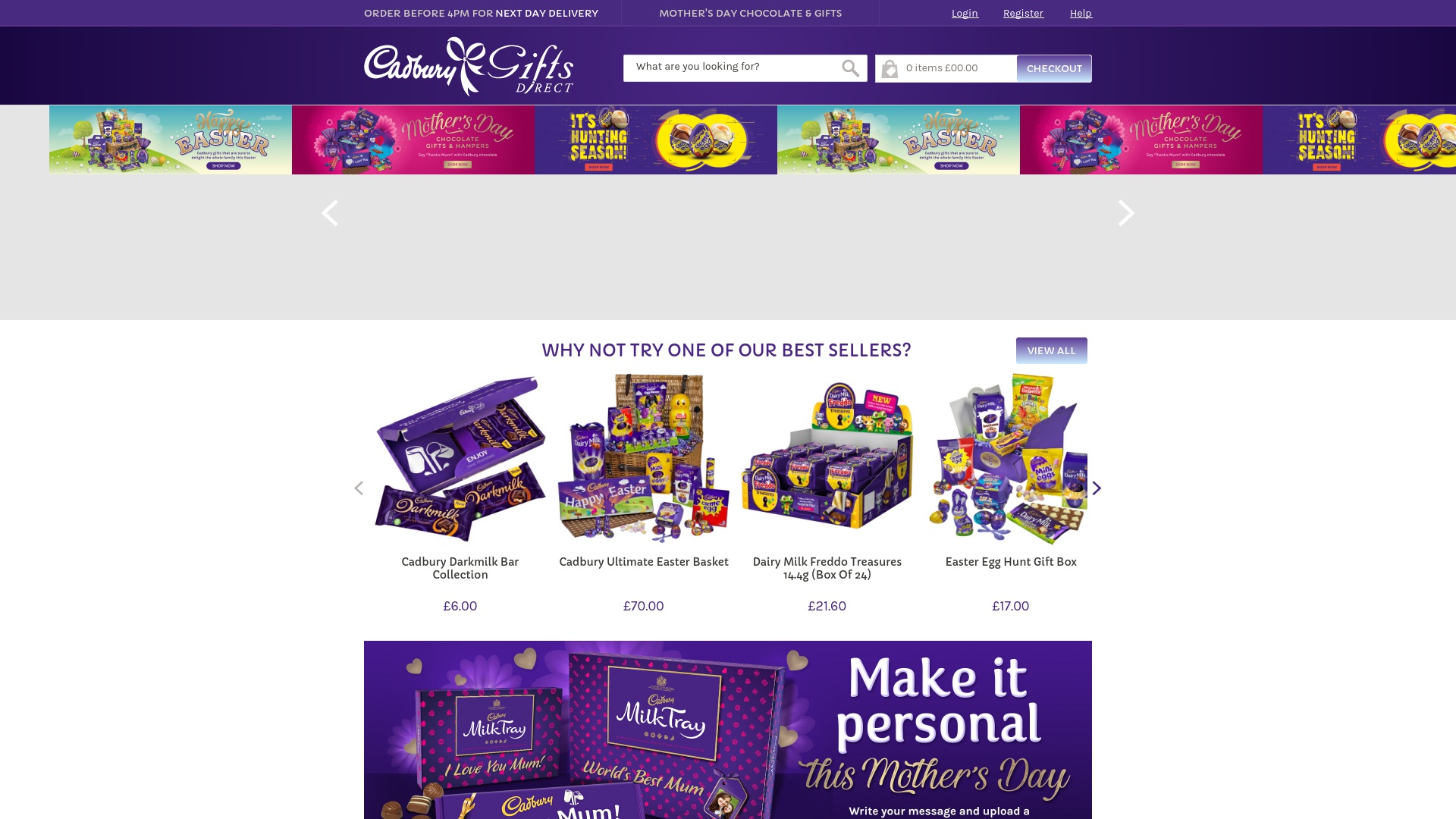 Geld zurück bei Cadburygiftsdirect: Jetzt im August 2022 Cashback für Cadburygiftsdirect sichern