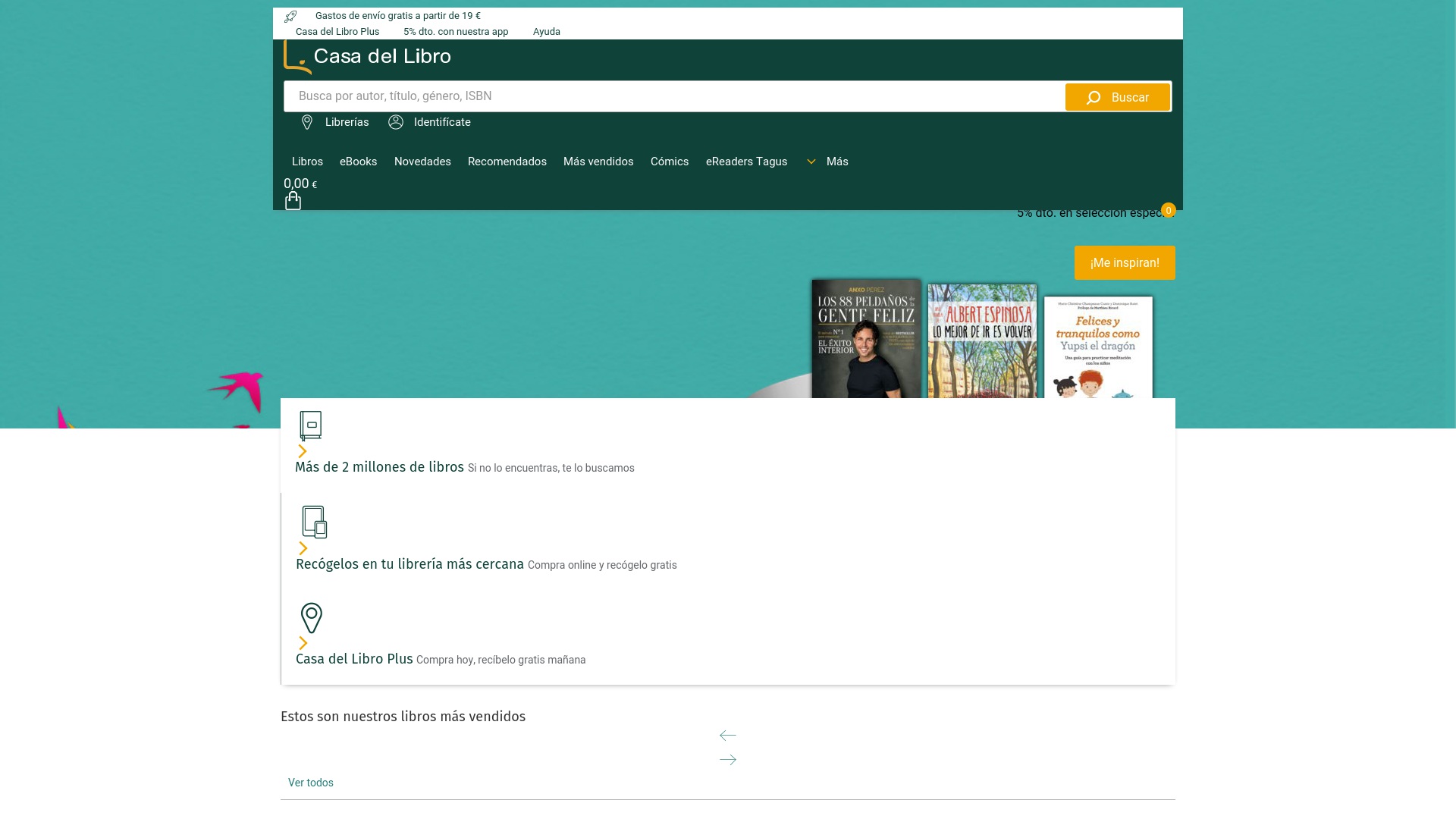 Geld zurück bei Casadellibro: Jetzt im Dezember 2025 Cashback für Casadellibro sichern