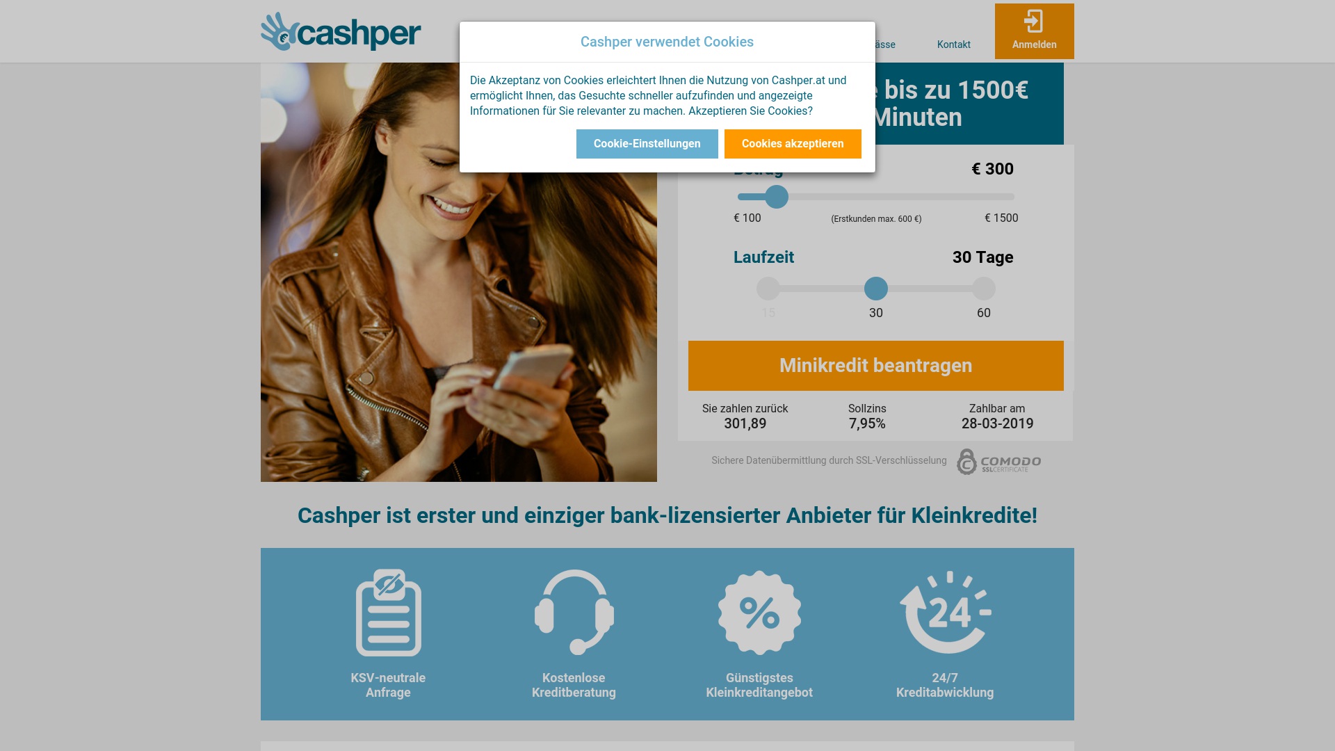 Geld zurück bei Cashper: Jetzt im Juli 2025 Cashback für Cashper sichern