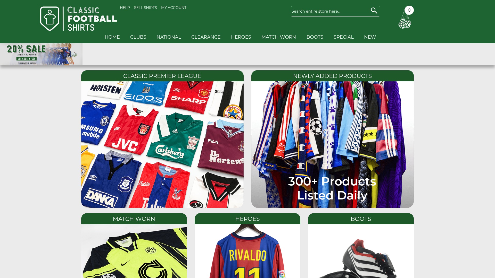 Geld zurück bei Classicfootballshirts: Jetzt im November 2025 Cashback für Classicfootballshirts sichern