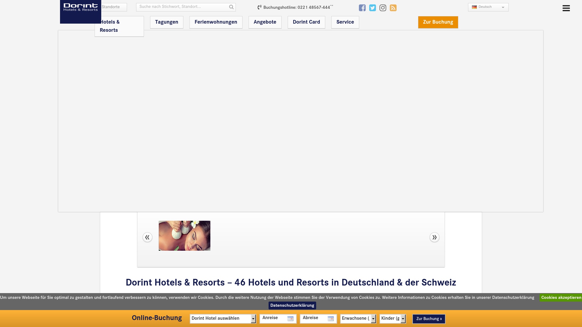 Geld zurück bei Dorint: Jetzt im Februar 2024 Cashback für Dorint sichern