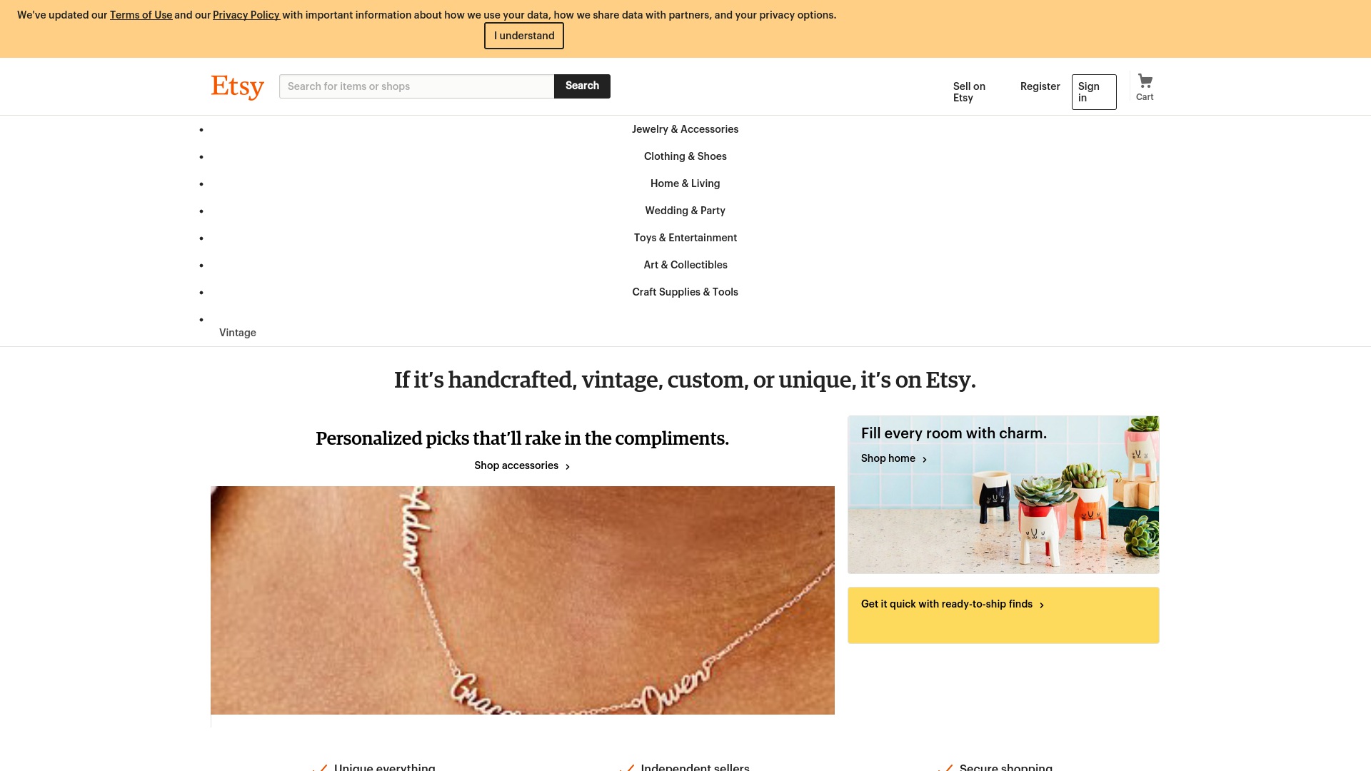 Geld zurück bei Etsy: Jetzt im August 2025 Cashback für Etsy sichern