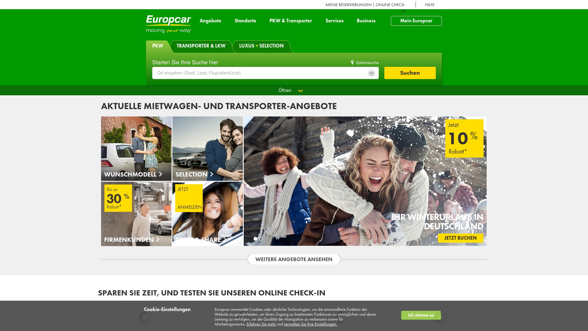 Geld zurück bei Europcar: Jetzt im Mai 2022 Cashback für Europcar sichern