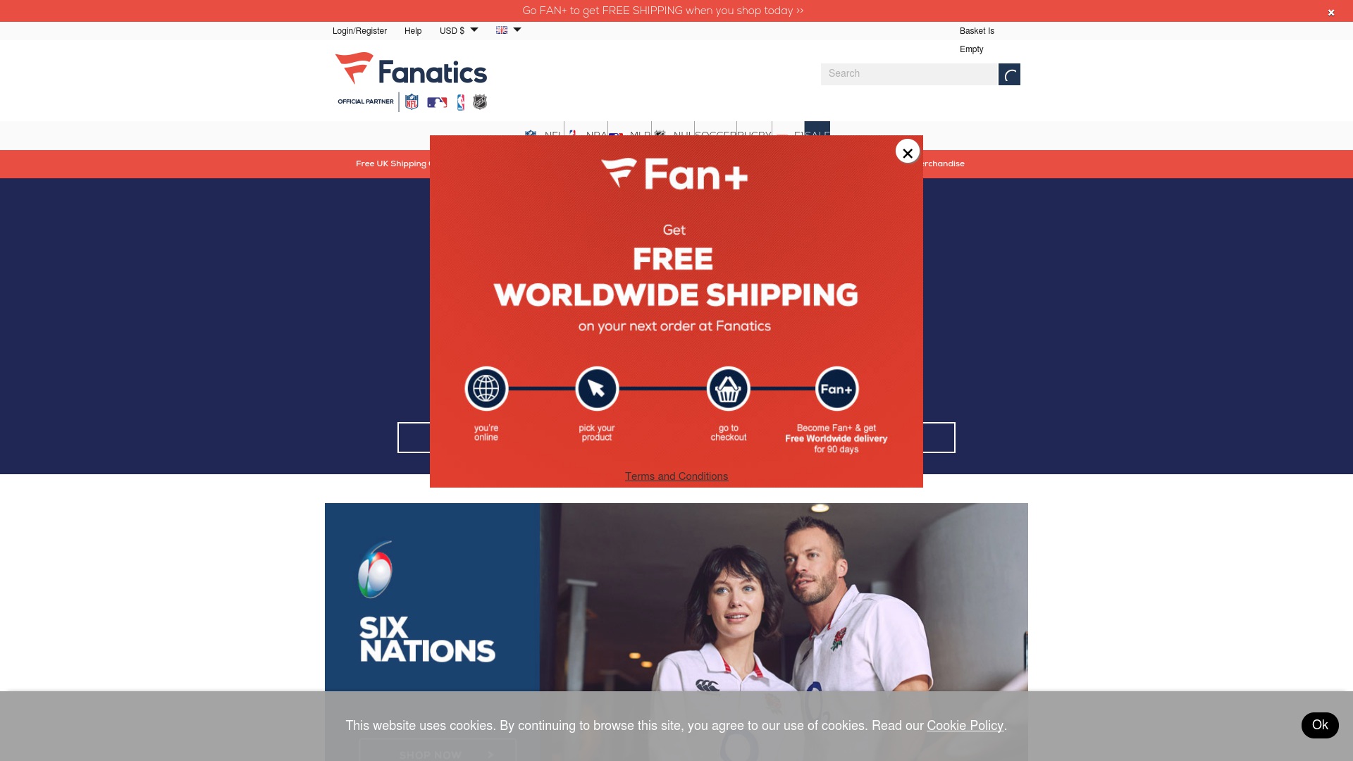Geld zurück bei Fanatics-intl: Jetzt im April 2025 Cashback für Fanatics-intl sichern