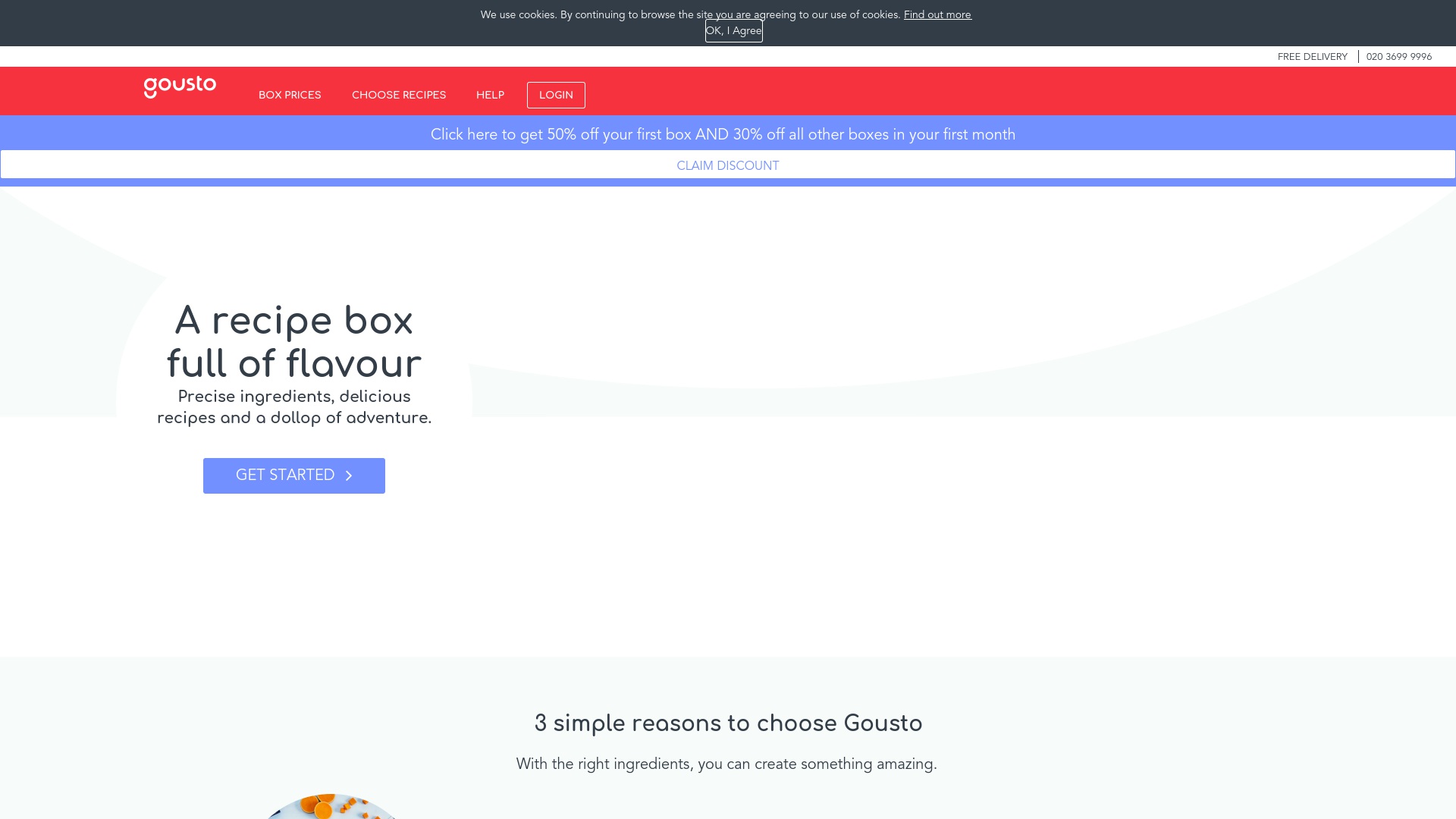 Geld zurück bei Gousto: Jetzt im Dezember 2025 Cashback für Gousto sichern