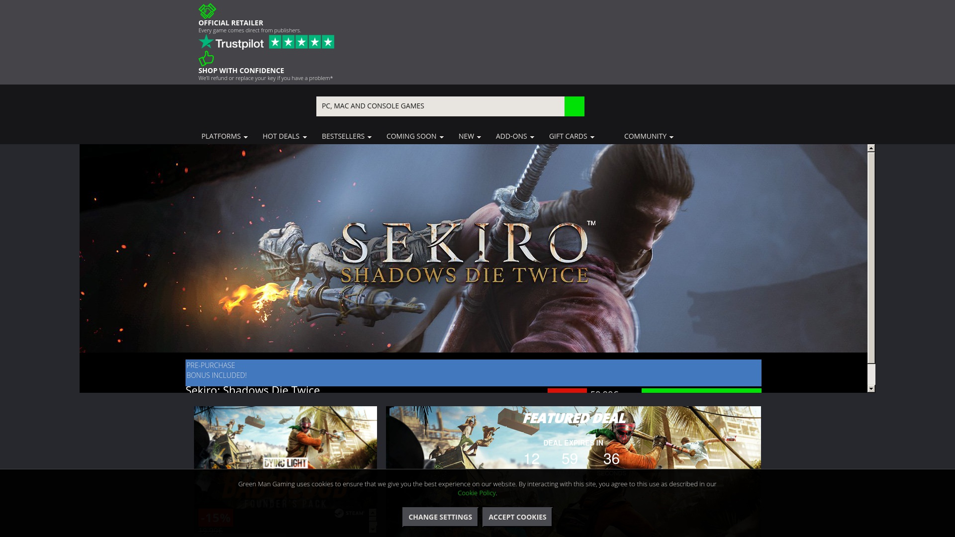 Geld zurück bei Greenmangaming: Jetzt im Mai 2025 Cashback für Greenmangaming sichern