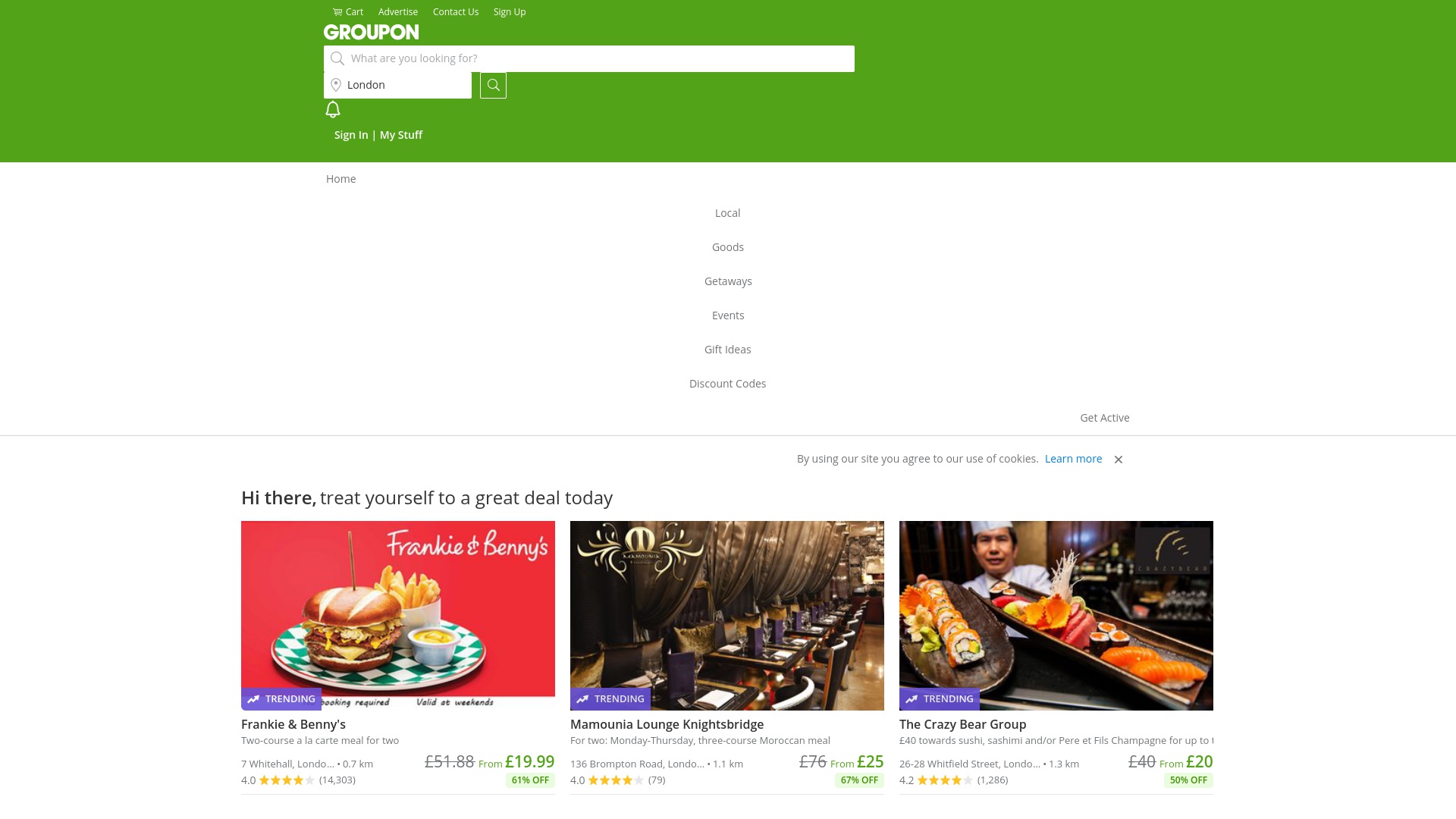 Geld zurück bei Groupon: Jetzt im Februar 2026 Cashback für Groupon sichern
