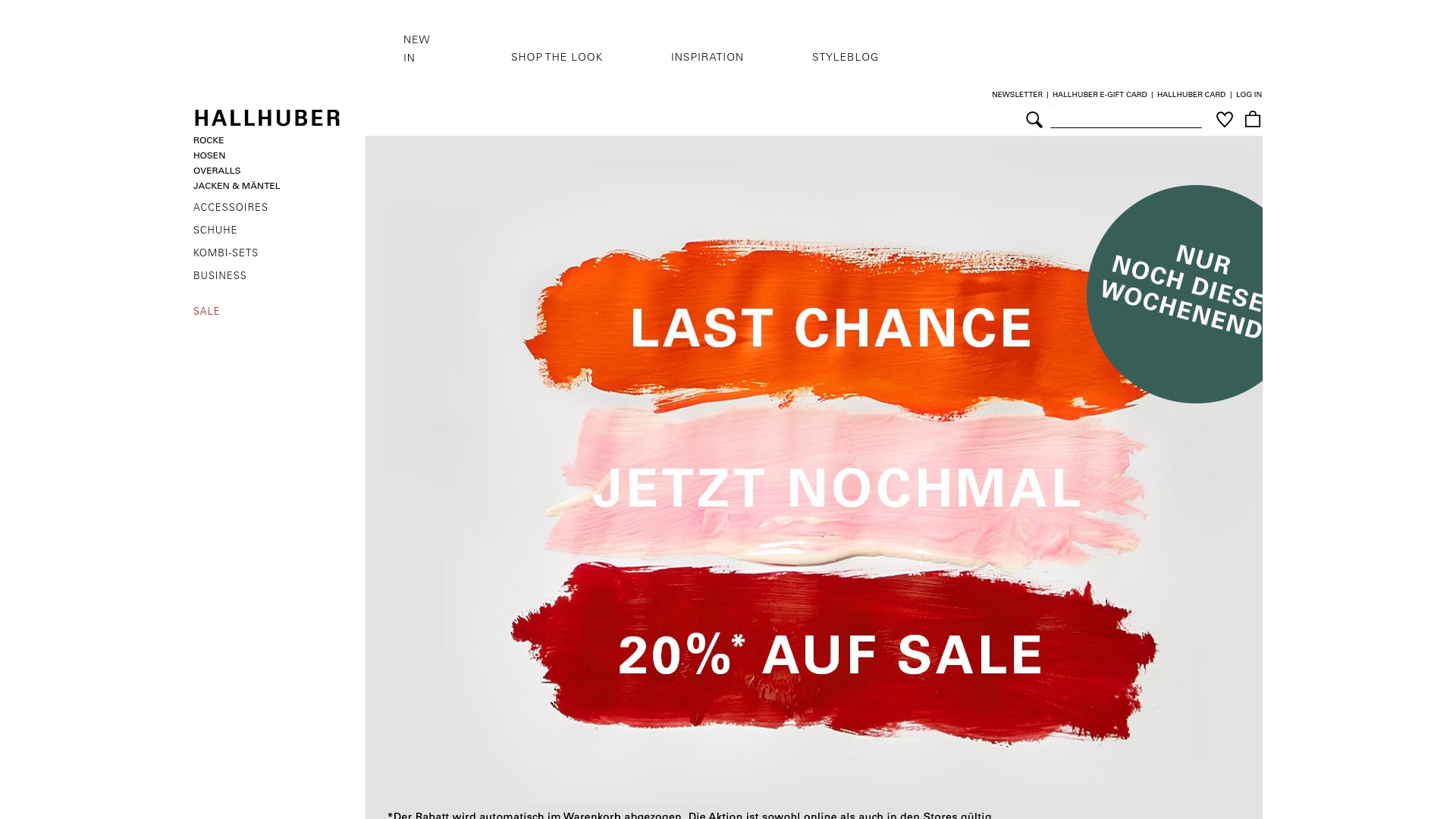 Geld zurück bei Hallhuber: Jetzt im Mai 2023 Cashback für Hallhuber sichern
