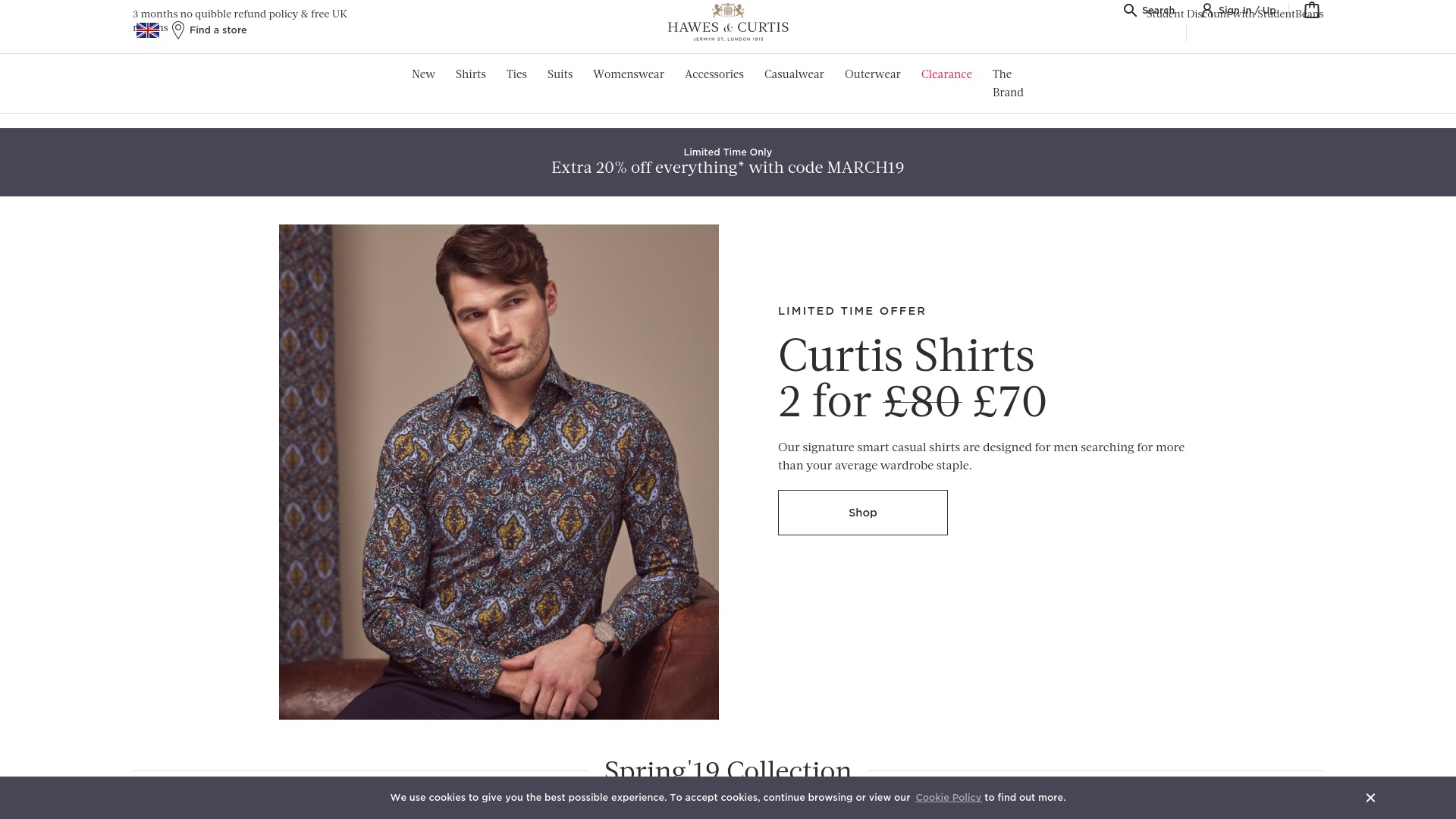 Geld zurück bei Hawesandcurtis: Jetzt im Juni 2026 Cashback für Hawesandcurtis sichern