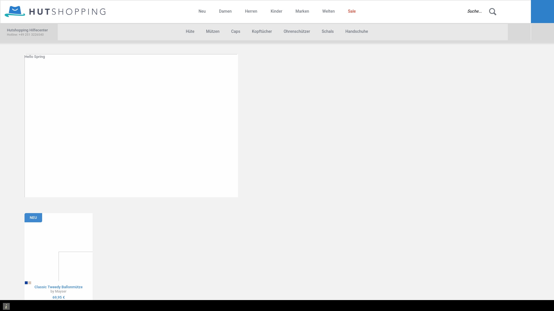Geld zurück bei Hutshopping: Jetzt im M&auml;rz 2026 Cashback für Hutshopping sichern