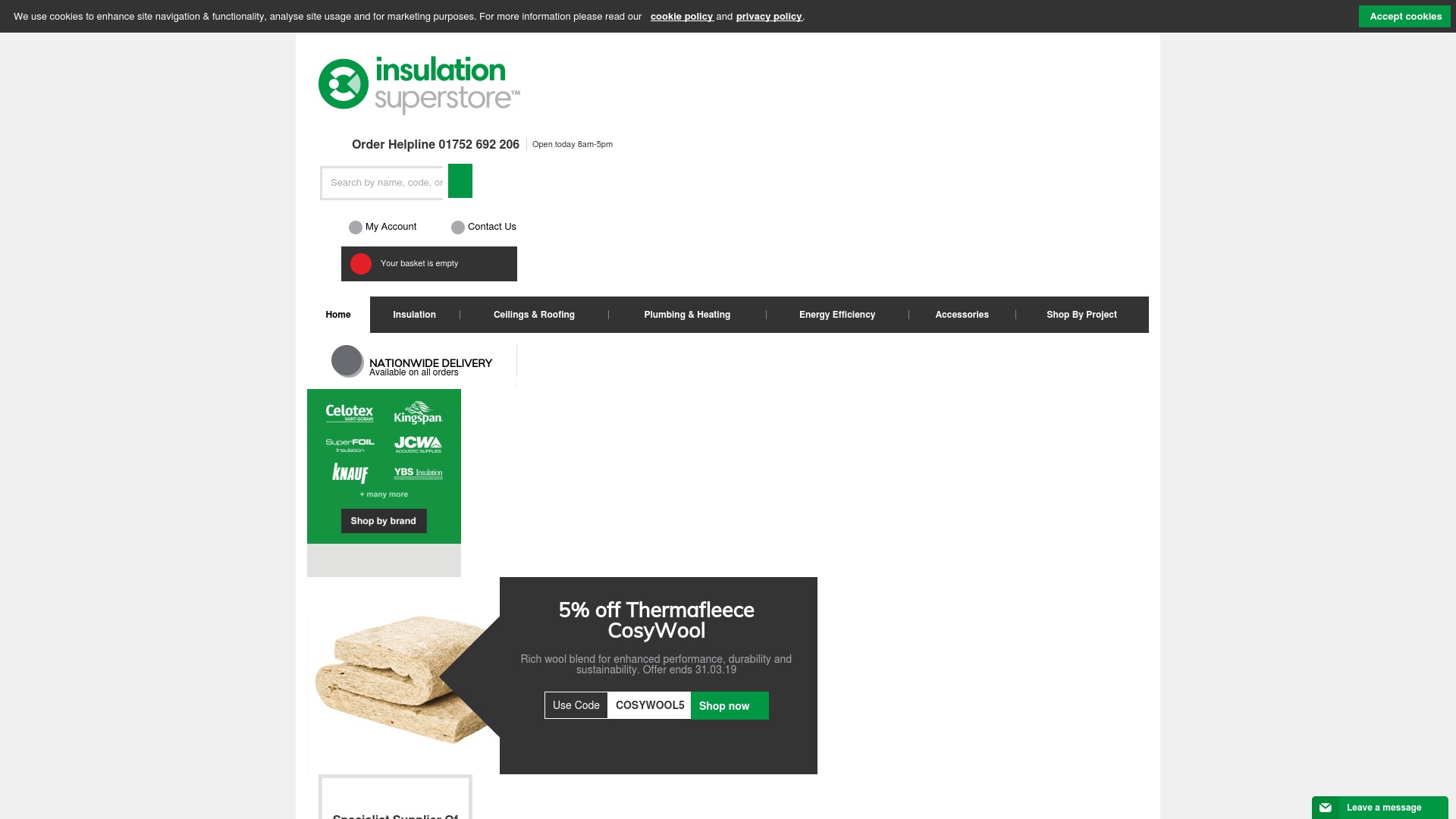 Geld zurück bei Insulationsuperstore: Jetzt im September 2025 Cashback für Insulationsuperstore sichern