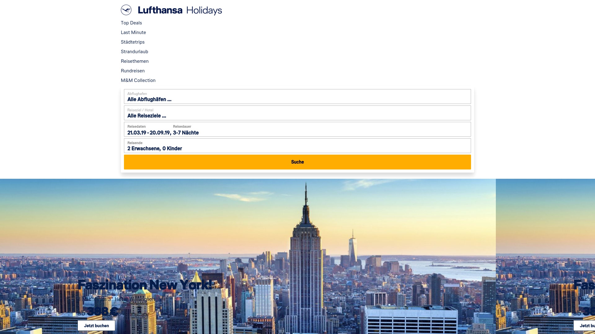 Geld zurück bei Lufthansaholidays: Jetzt im März 2024 Cashback für Lufthansaholidays sichern