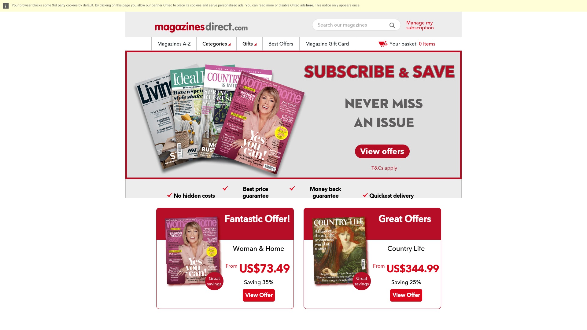 Geld zurück bei Magazinesdirect: Jetzt im September 2025 Cashback für Magazinesdirect sichern