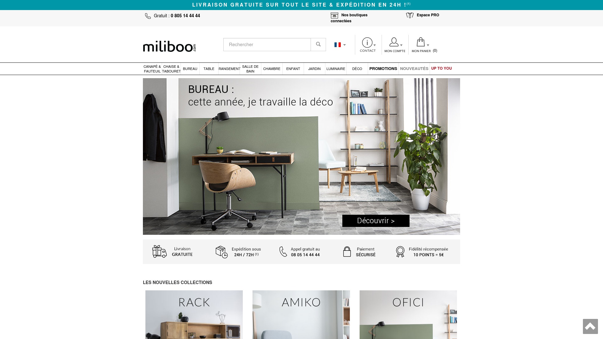 Geld zurück bei Miliboo: Jetzt im Mai 2026 Cashback für Miliboo sichern