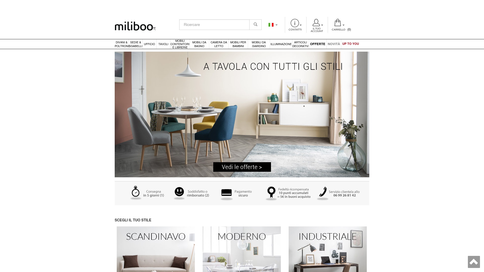 Geld zurück bei Miliboo: Jetzt im M&auml;rz 2026 Cashback für Miliboo sichern