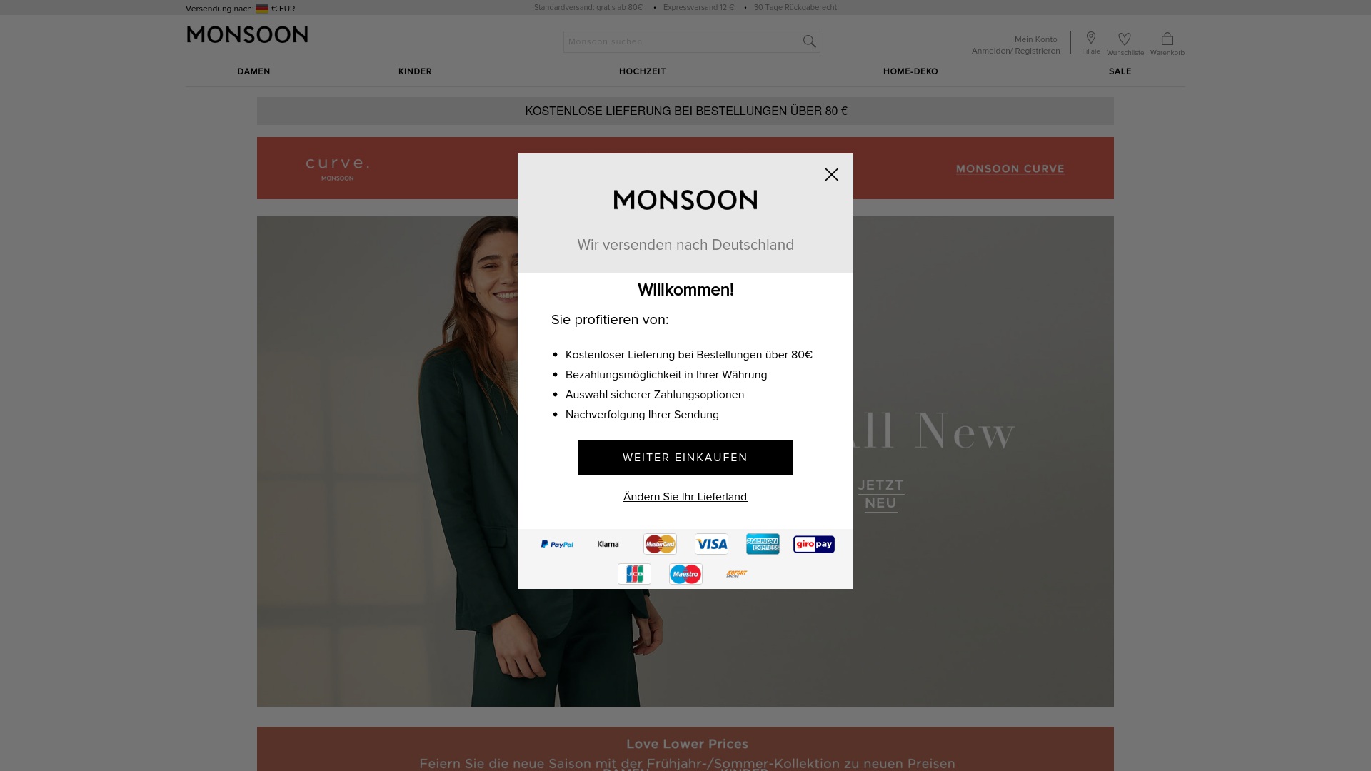 Geld zurück bei Monsoon: Jetzt im Juli 2025 Cashback für Monsoon sichern