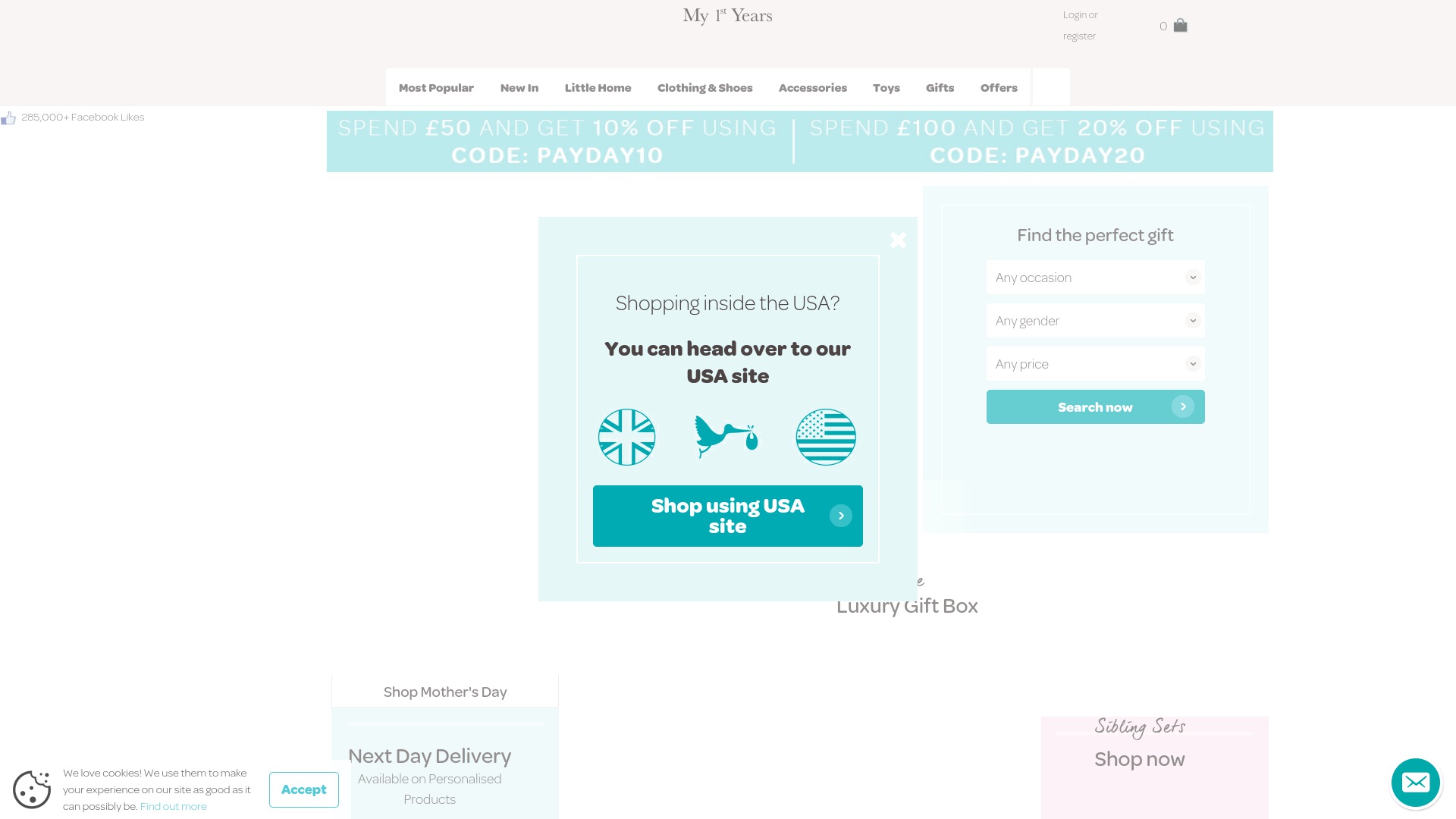 Geld zurück bei My1styears: Jetzt im September 2025 Cashback für My1styears sichern