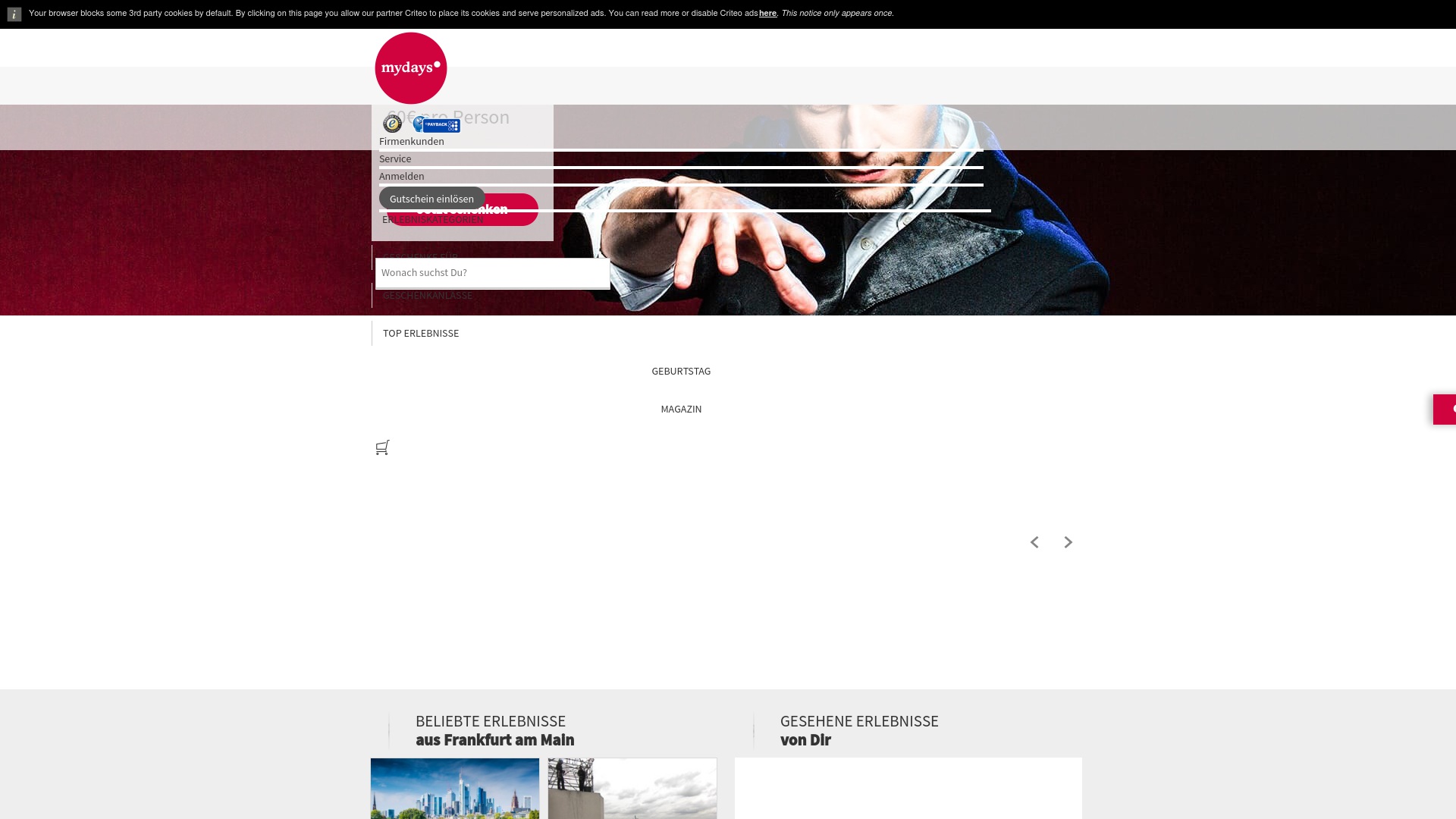 Geld zurück bei Mydays: Jetzt im Mai 2023 Cashback für Mydays sichern