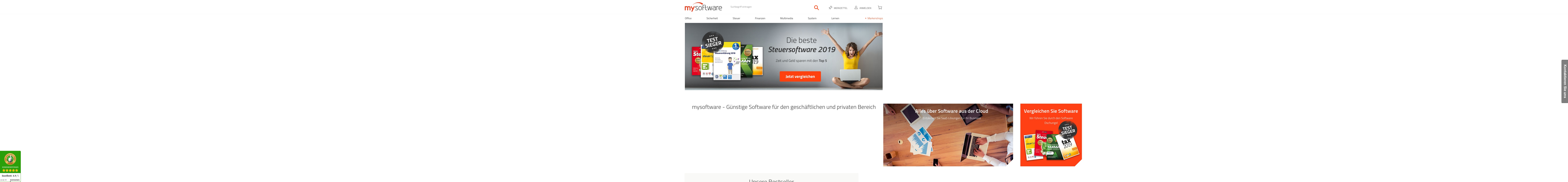 Geld zurück bei Mysoftware: Jetzt im August 2025 Cashback für Mysoftware sichern
