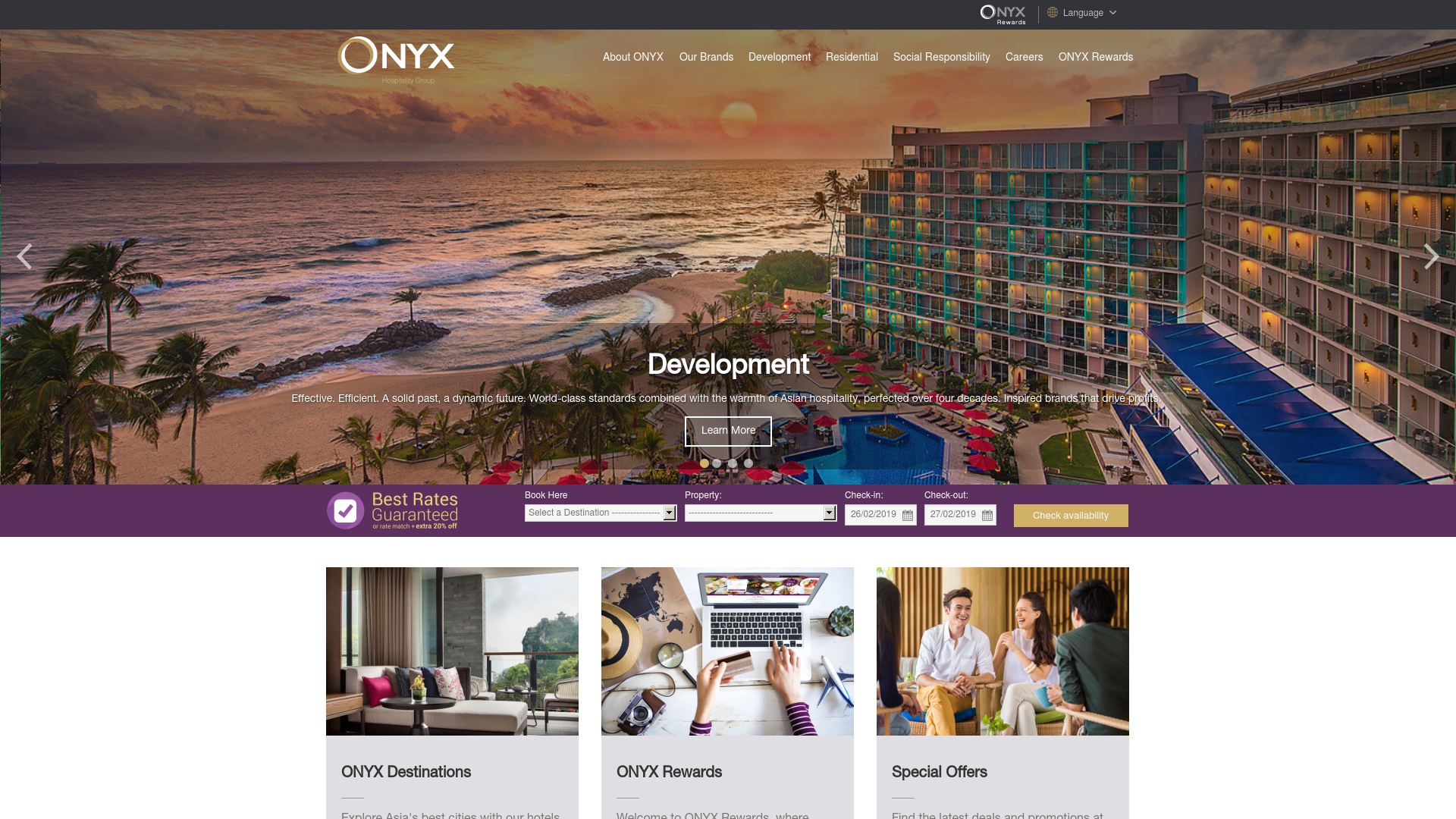 Geld zurück bei Onyx-hospitality: Jetzt im April 2024 Cashback für Onyx-hospitality sichern