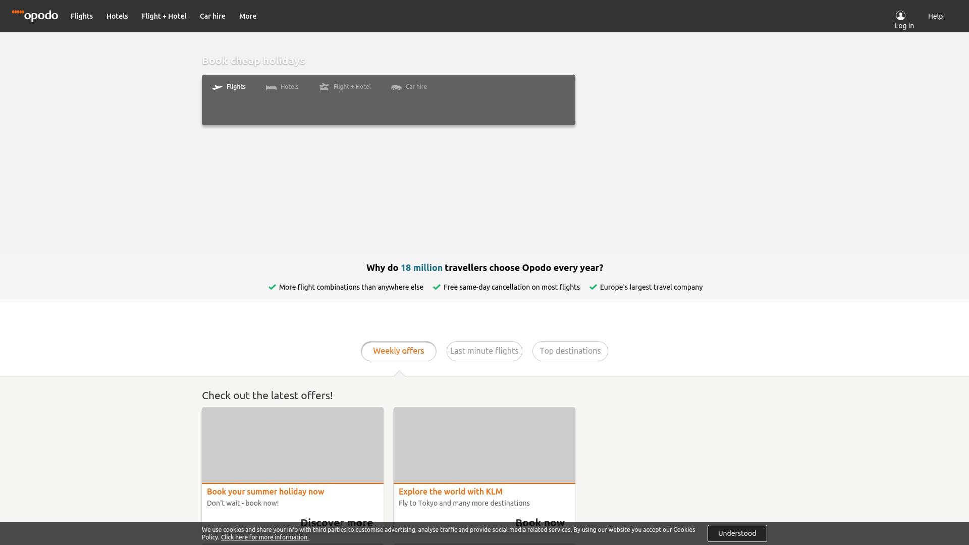 Geld zurück bei Opodo: Jetzt im Dezember 2025 Cashback für Opodo sichern