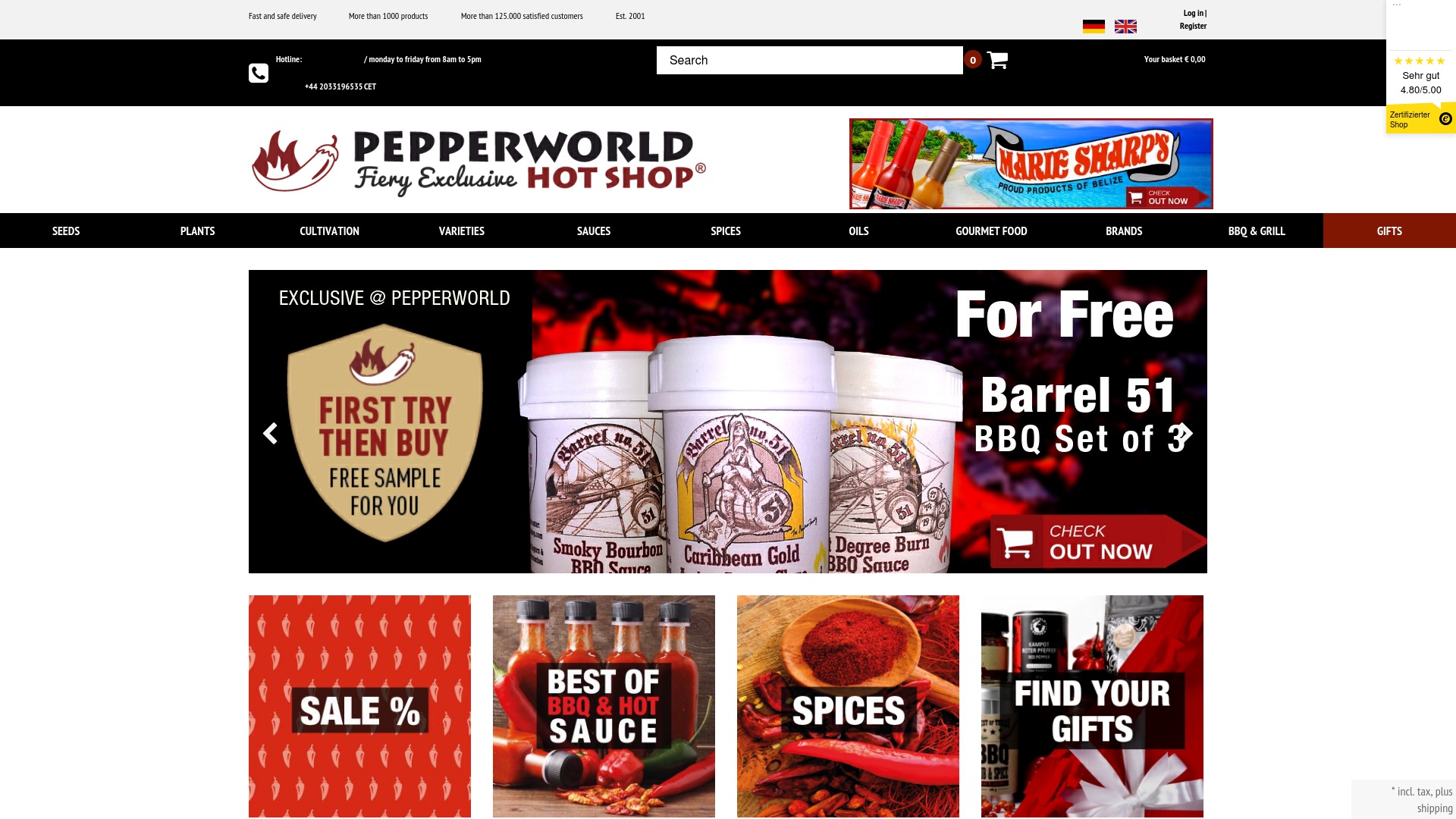 Geld zurück bei Pepperworldhotshop: Jetzt im März 2024 Cashback für Pepperworldhotshop sichern