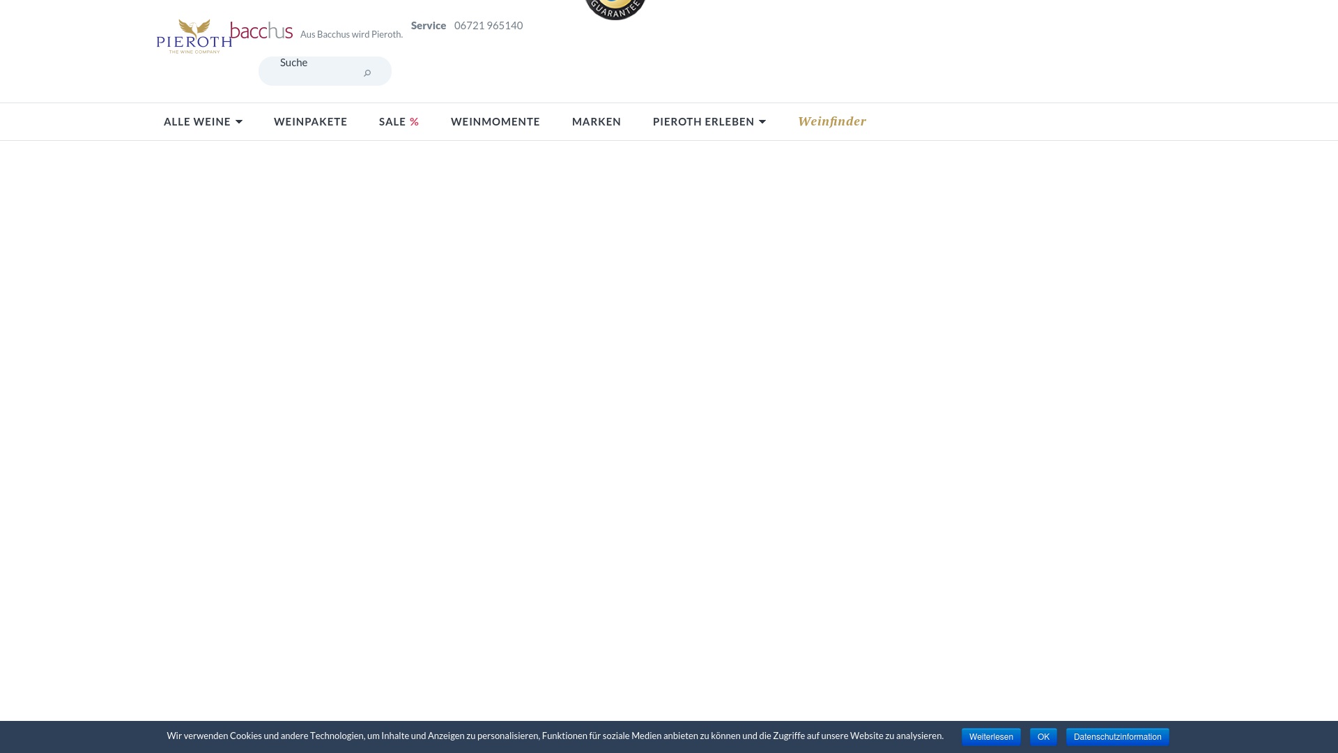 Geld zurück bei Pieroth: Jetzt im November 2025 Cashback für Pieroth sichern