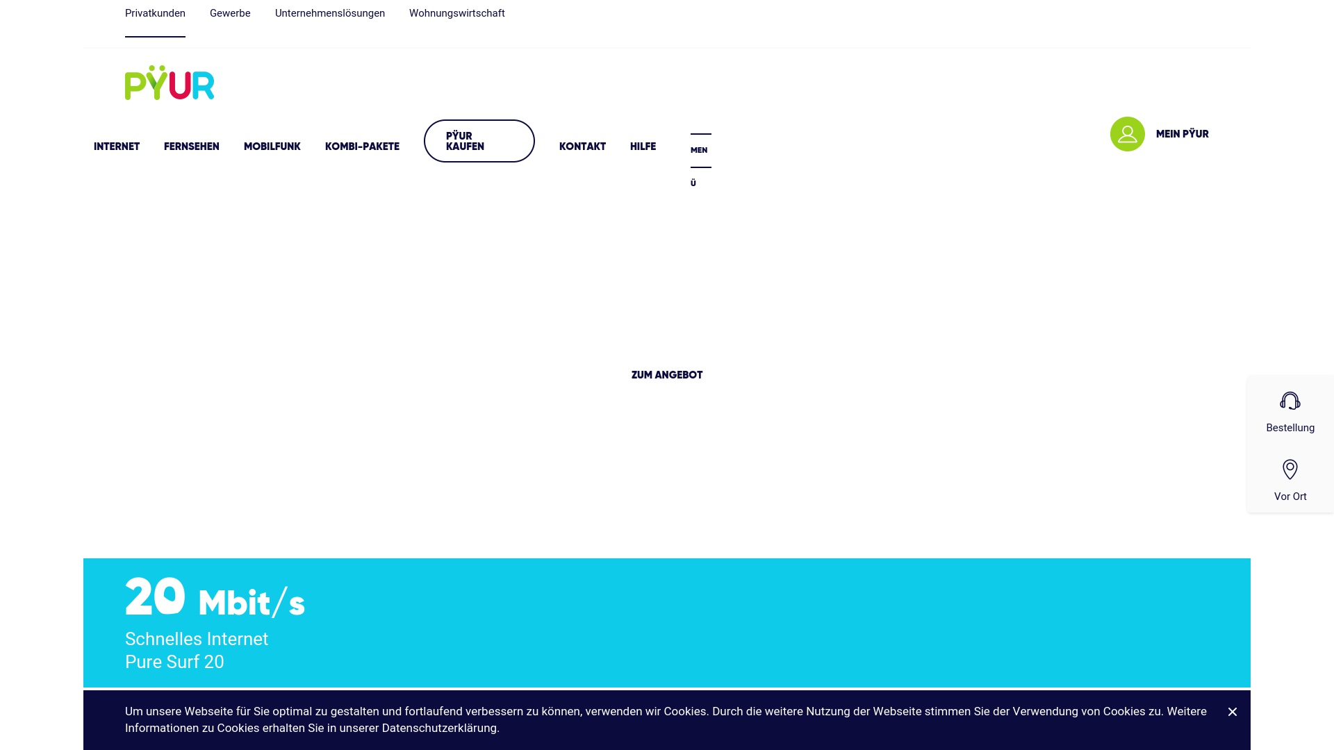 Geld zurück bei Pyur: Jetzt im November 2025 Cashback für Pyur sichern