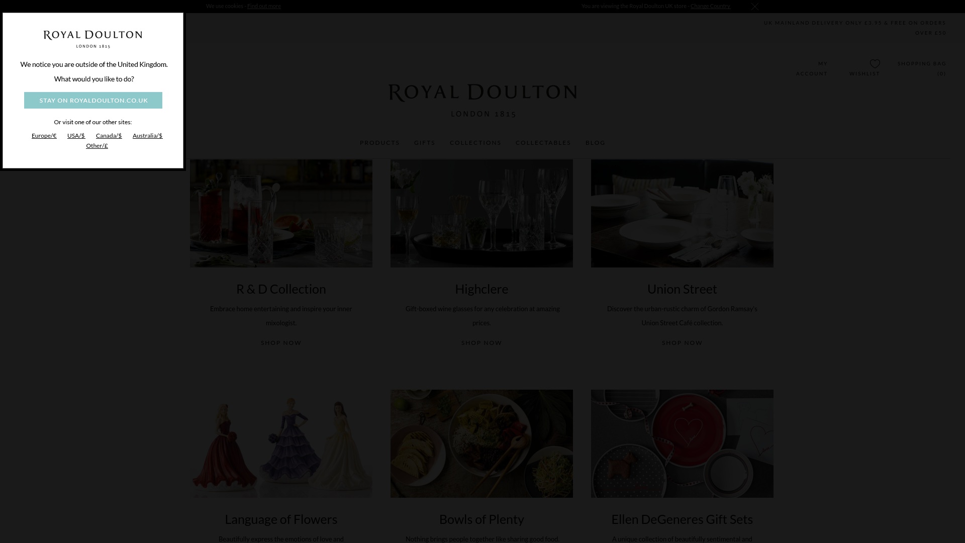 Geld zurück bei Royaldoulton: Jetzt im September 2025 Cashback für Royaldoulton sichern