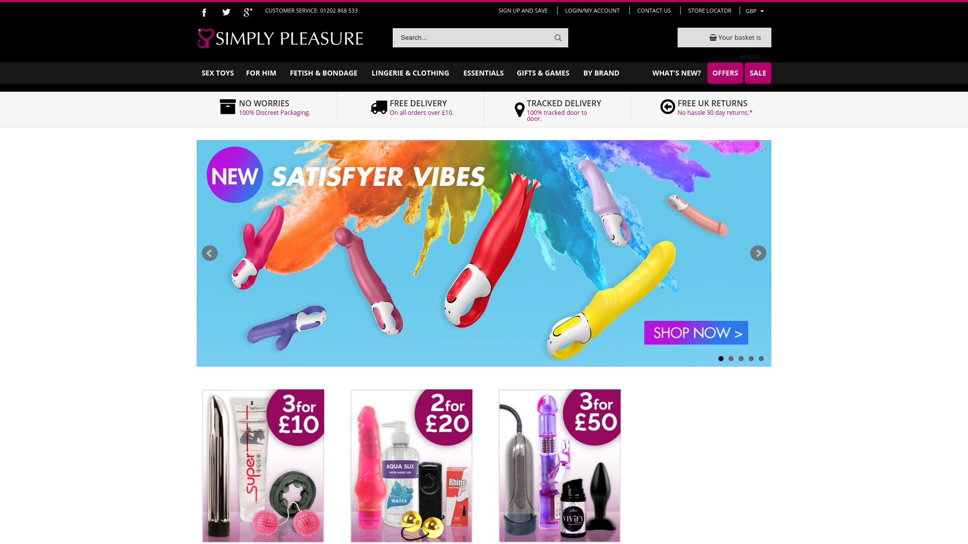 Geld zurück bei Simplypleasure: Jetzt im September 2025 Cashback für Simplypleasure sichern