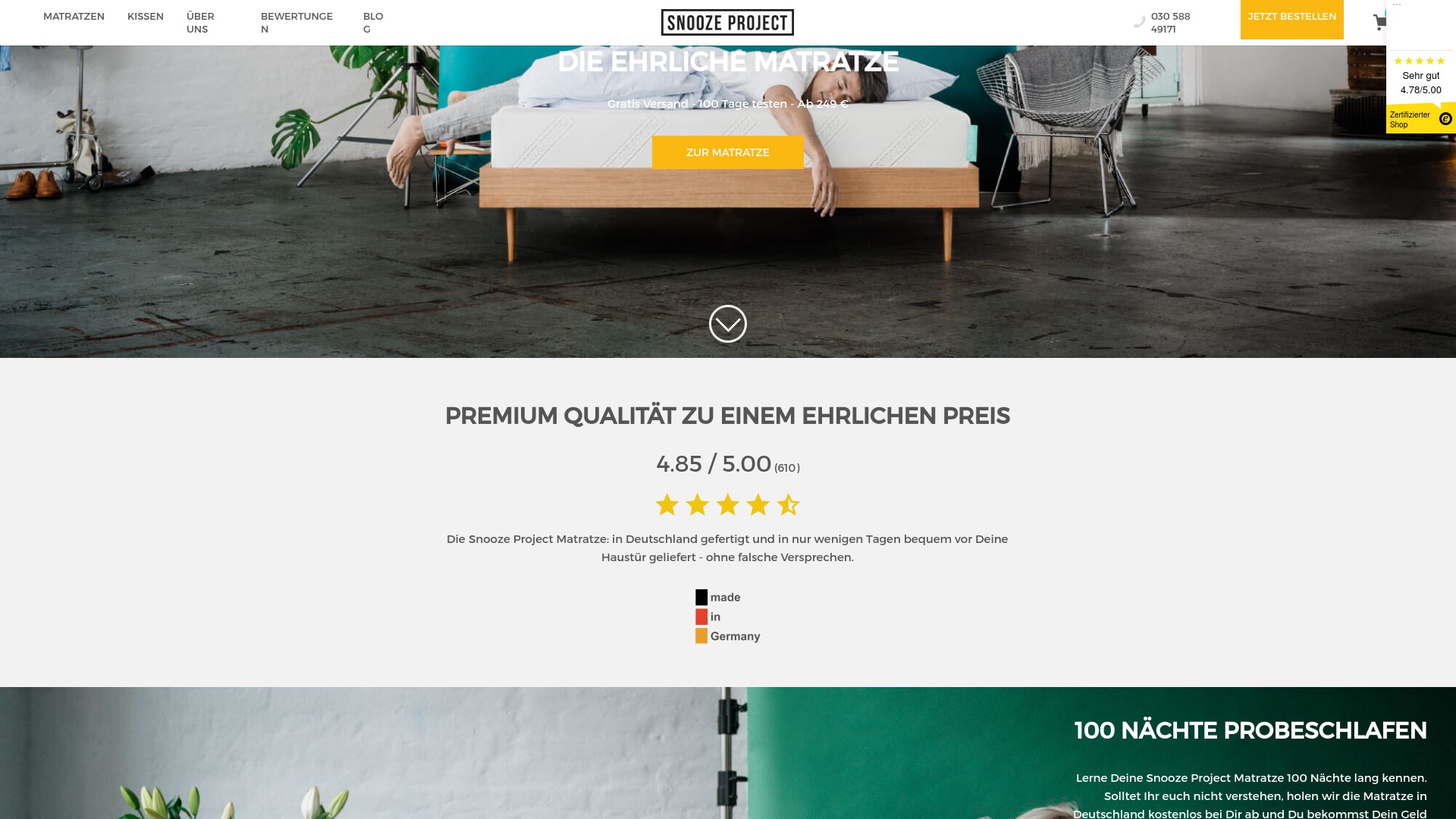 Geld zurück bei Snoozeproject: Jetzt im Juli 2025 Cashback für Snoozeproject sichern