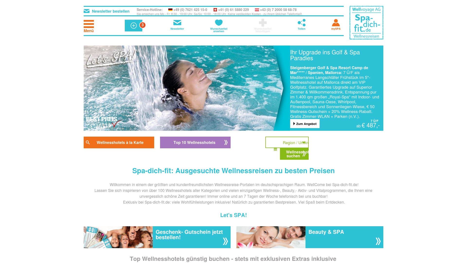 Geld zurück bei Spa-dich-fit: Jetzt im November 2025 Cashback für Spa-dich-fit sichern