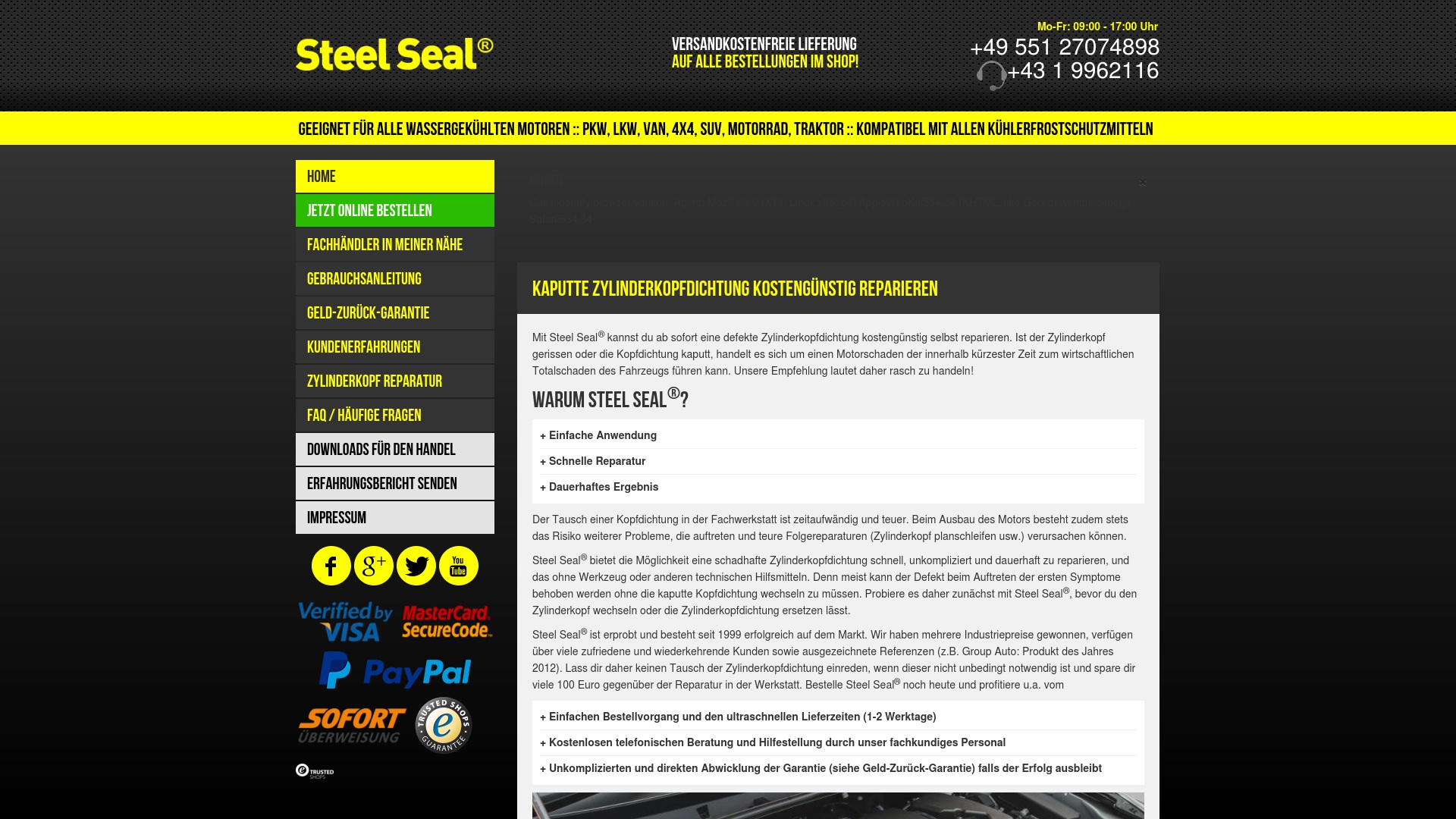 Geld zurück bei Steelseal: Jetzt im März 2024 Cashback für Steelseal sichern