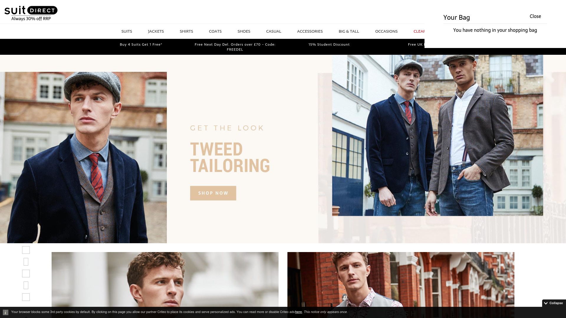 Geld zurück bei Suitdirect: Jetzt im März 2026 Cashback für Suitdirect sichern