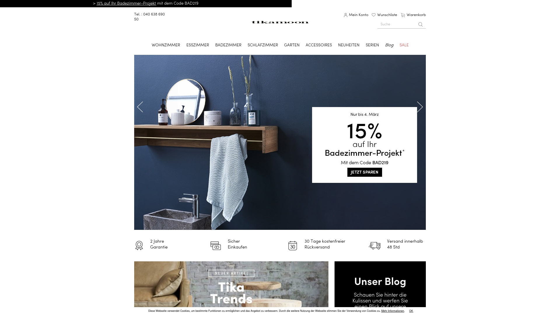 Geld zurück bei Tikamoon: Jetzt im Dezember 2025 Cashback für Tikamoon sichern