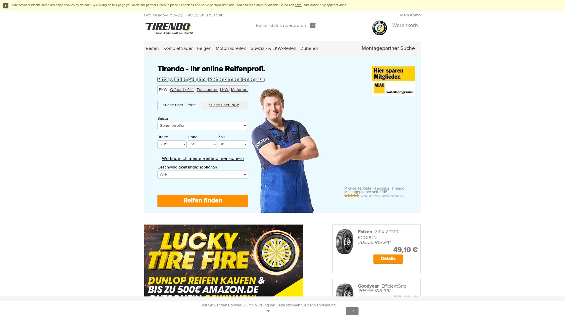 Geld zurück bei Tirendo: Jetzt im Dezember 2022 Cashback für Tirendo sichern