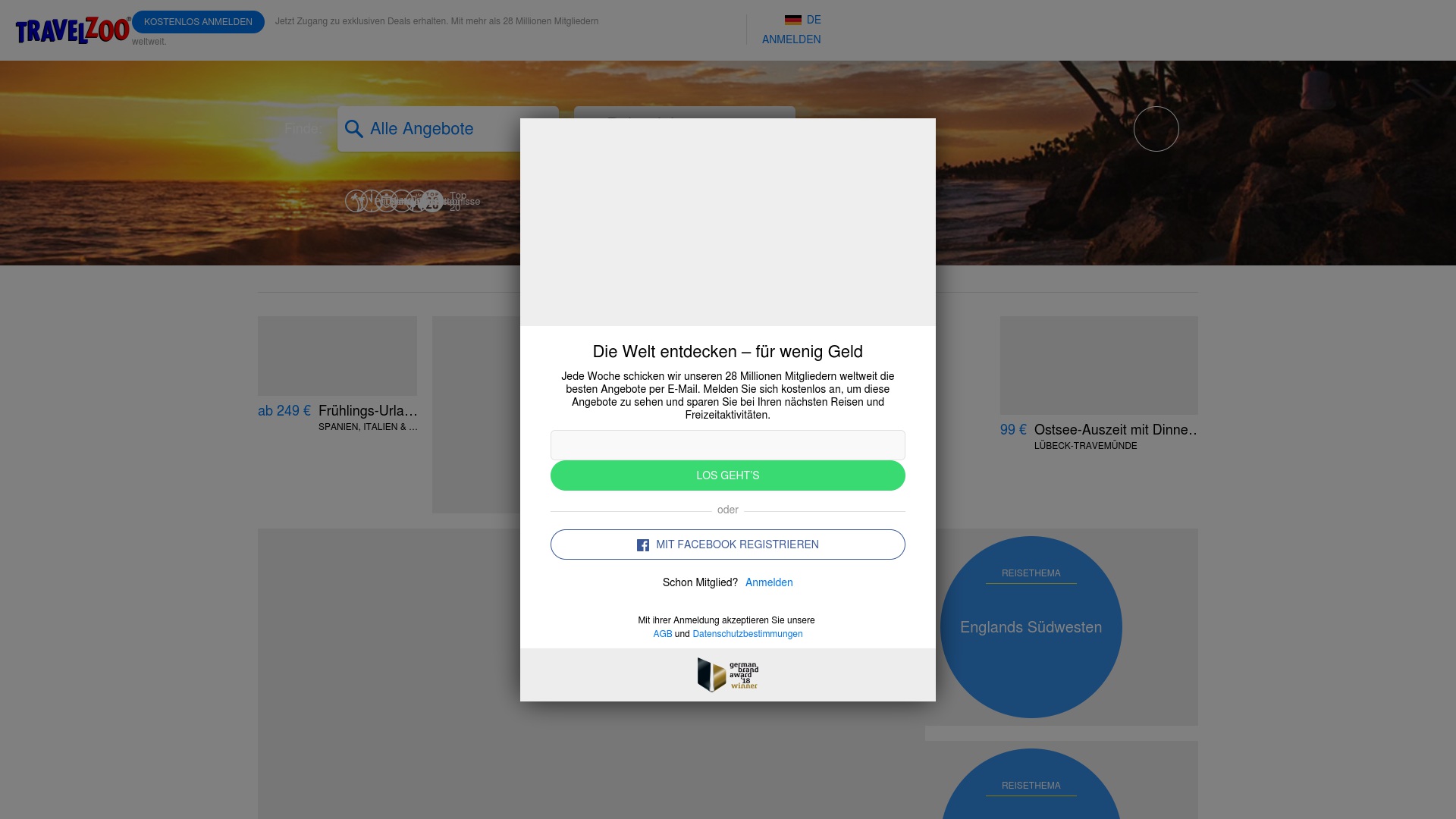 Geld zurück bei Travelzoo: Jetzt im M&auml;rz 2026 Cashback für Travelzoo sichern