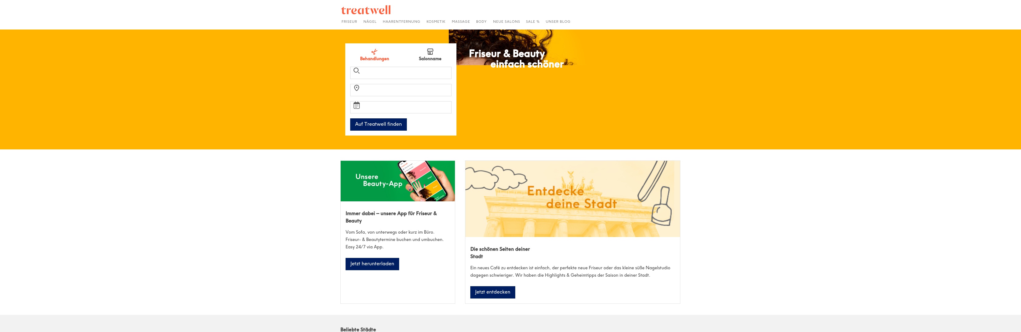 Geld zurück bei Treatwell: Jetzt im November 2025 Cashback für Treatwell sichern