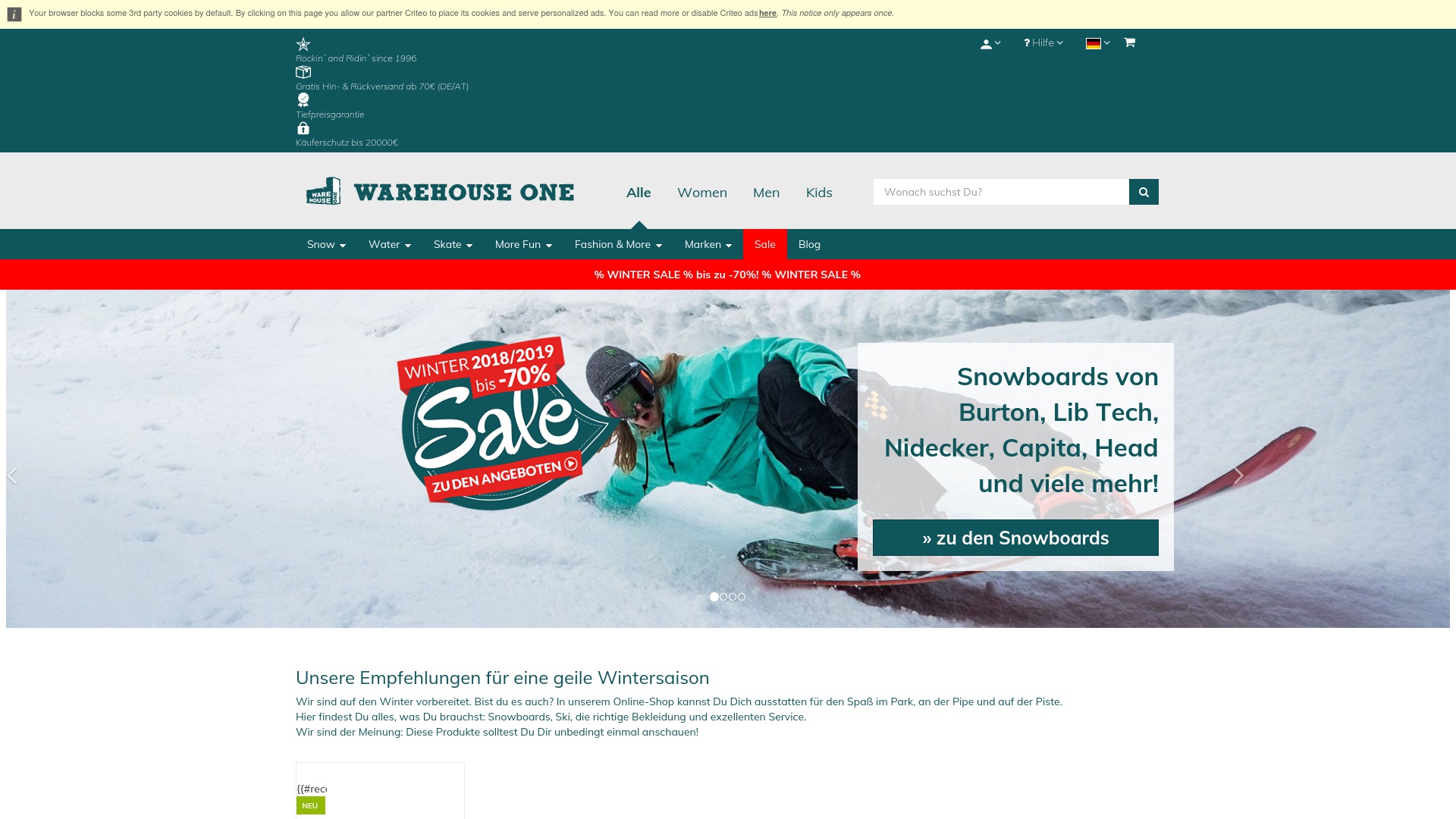Geld zurück bei Warehouse-one: Jetzt im Mai 2022 Cashback für Warehouse-one sichern